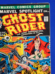 Marvel Spotlight #7 (1972) - VG-/VG - 3rd Ghost Rider