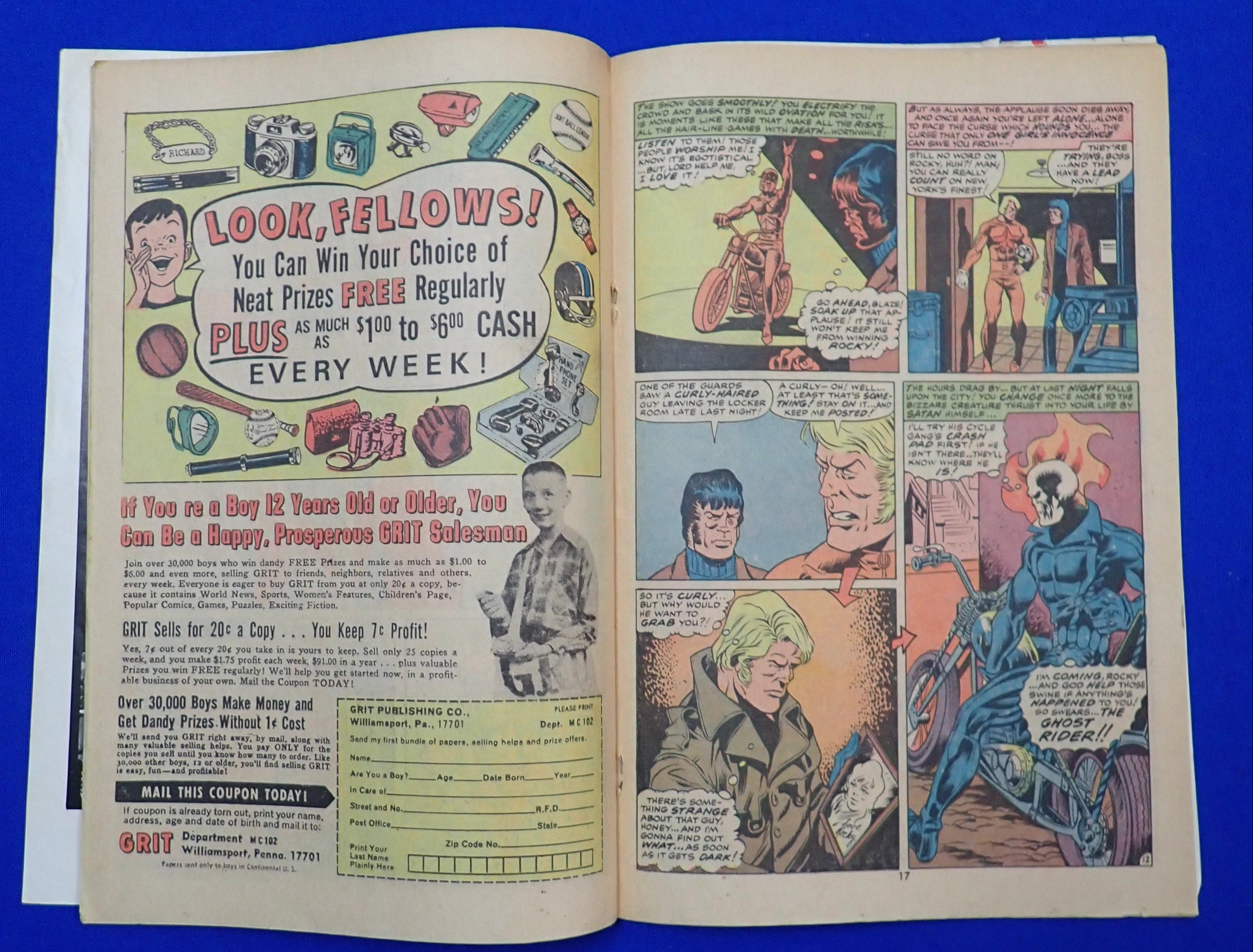 Marvel Spotlight #7 (1972) - VG-/VG - 3rd Ghost Rider