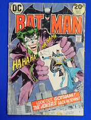 Batman #251 (1973) - FR (1.0) - Heavy wear, low grade