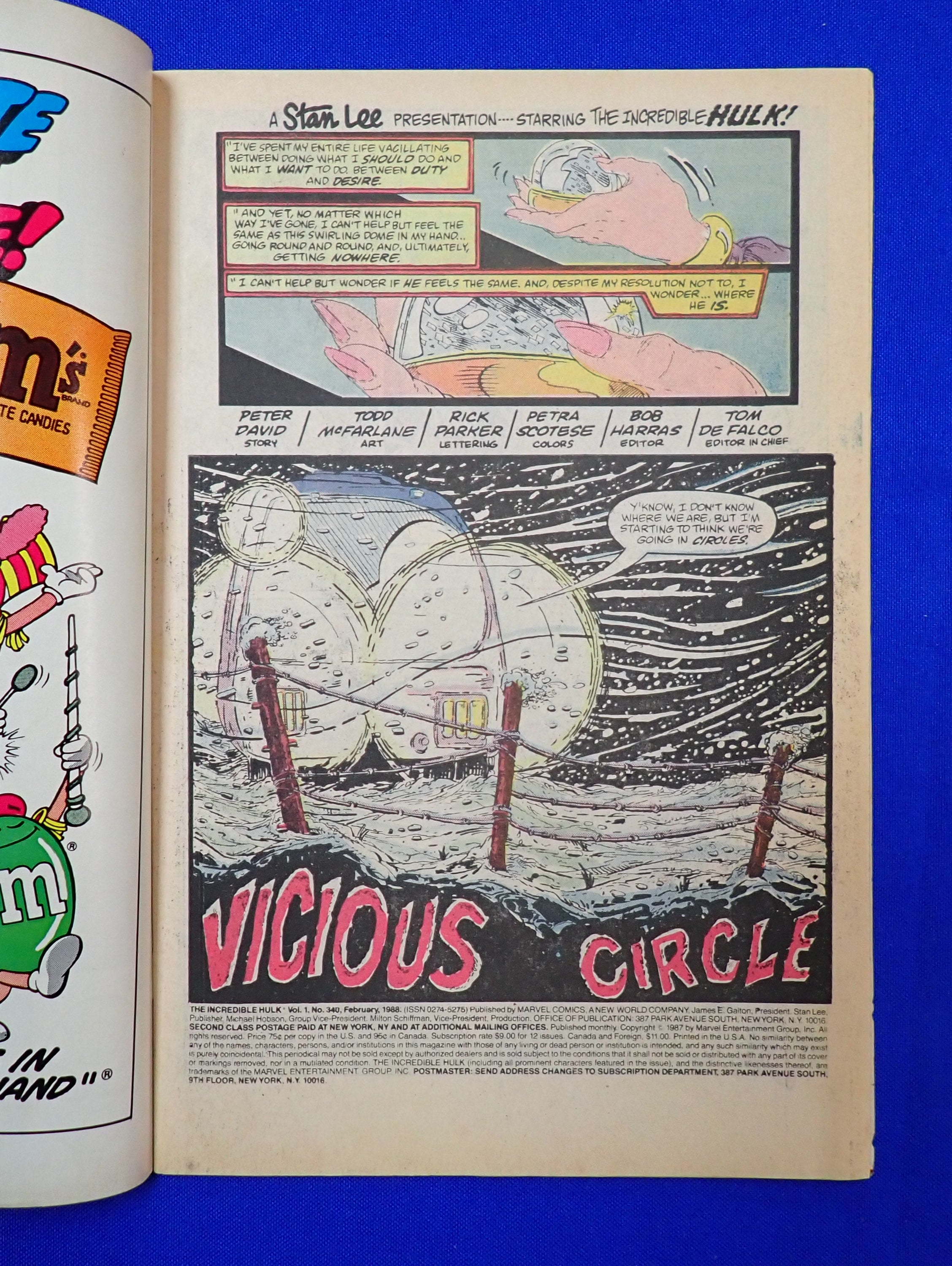 Incredible Hulk #340 (1988) - VF (8.0)