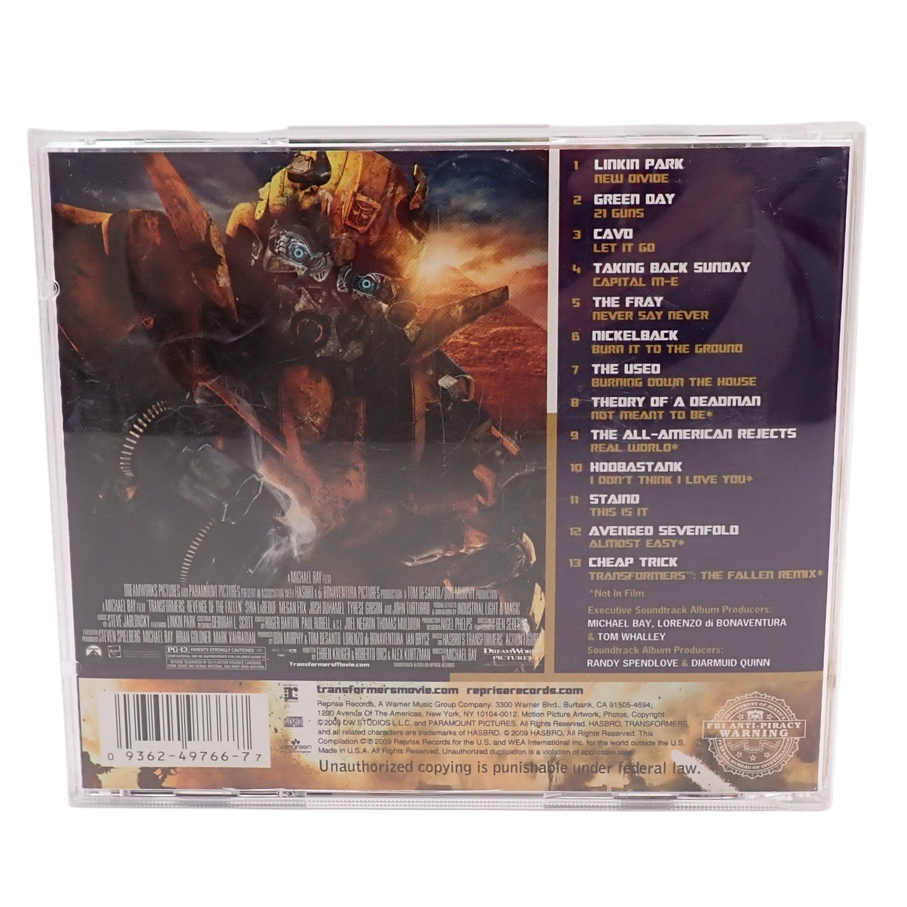 Transformers: Revenge Of The Fallen (The Album) - CD