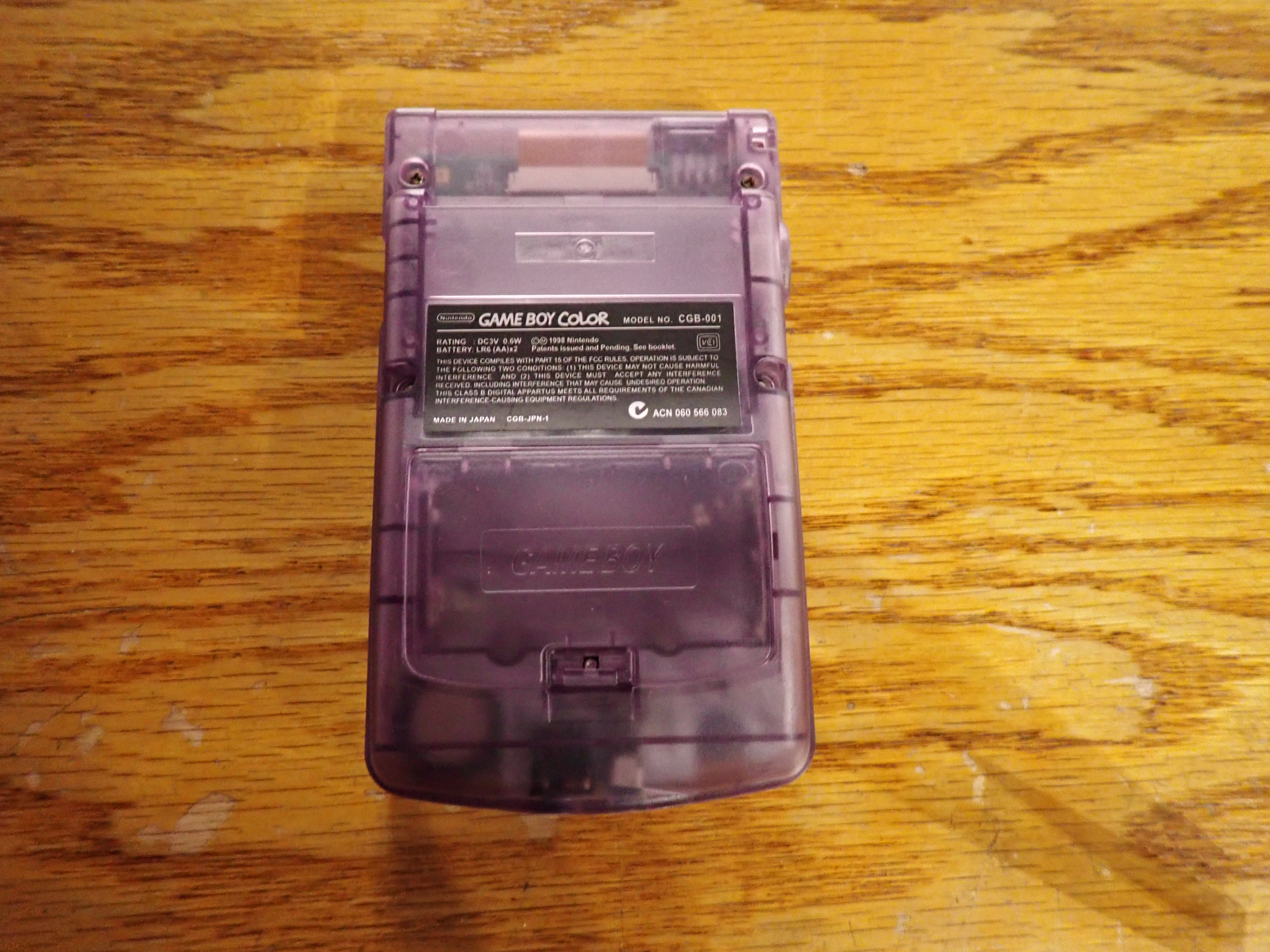 Gameboy Color - Atomic Purple