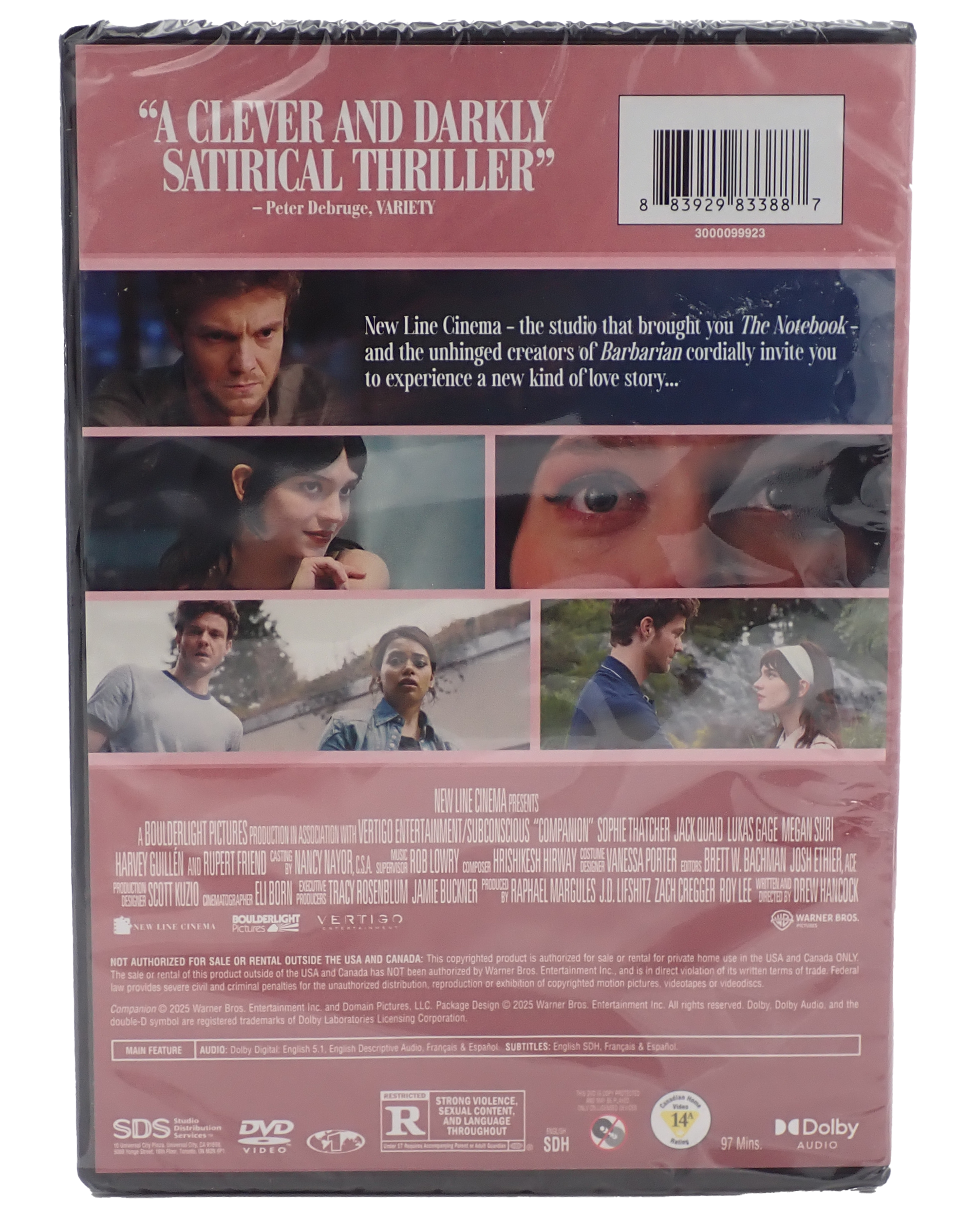 Companion [Sealed] - DVD
