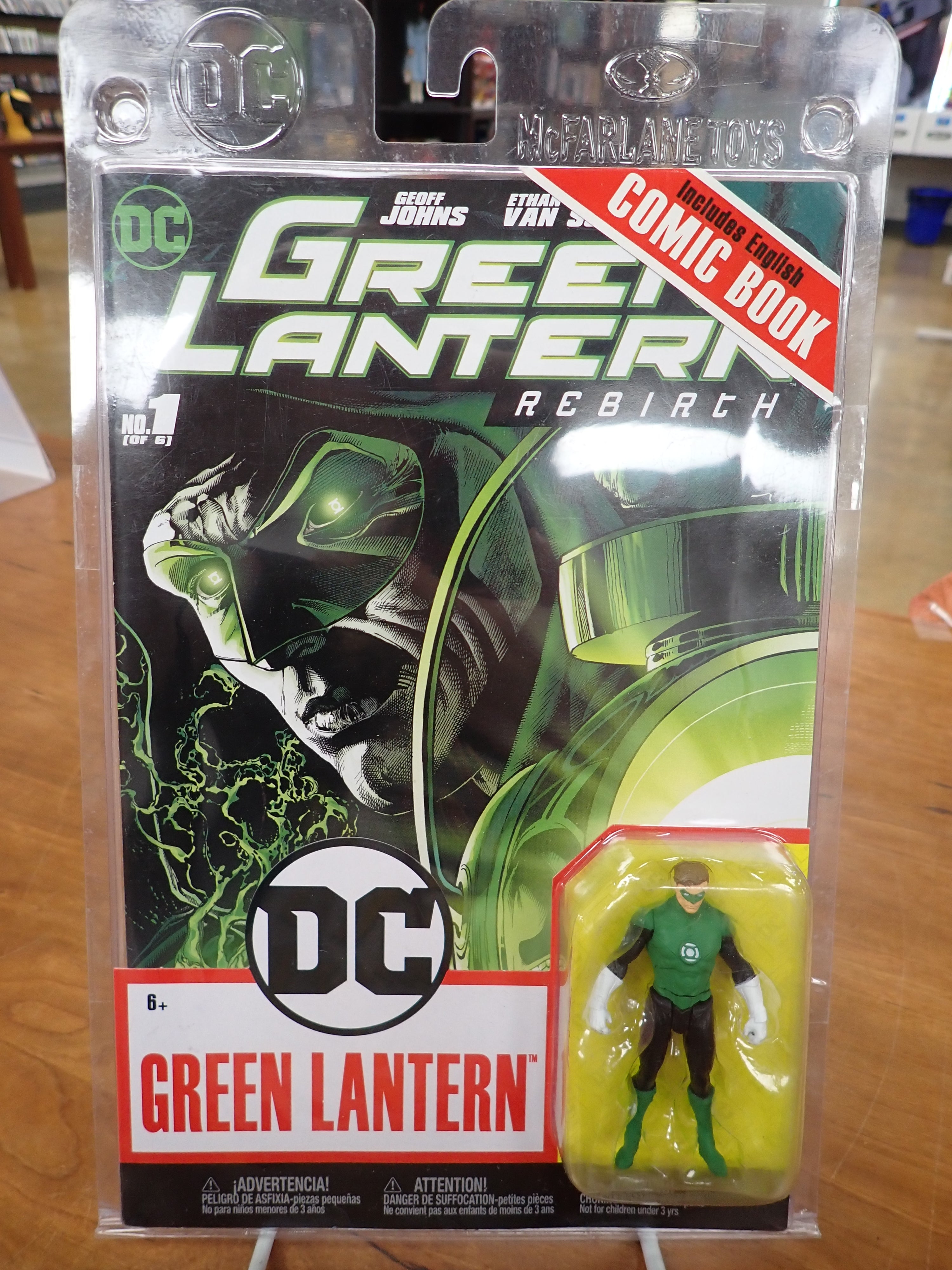 Green Lantern Rebirth Comic and Figure