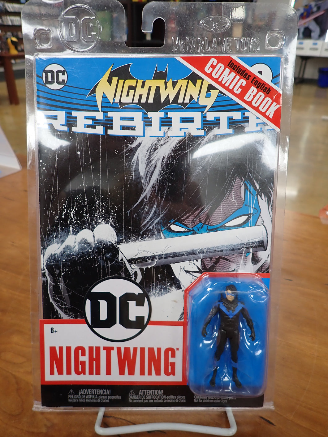 Nightwing Rebirth Comic and Figure