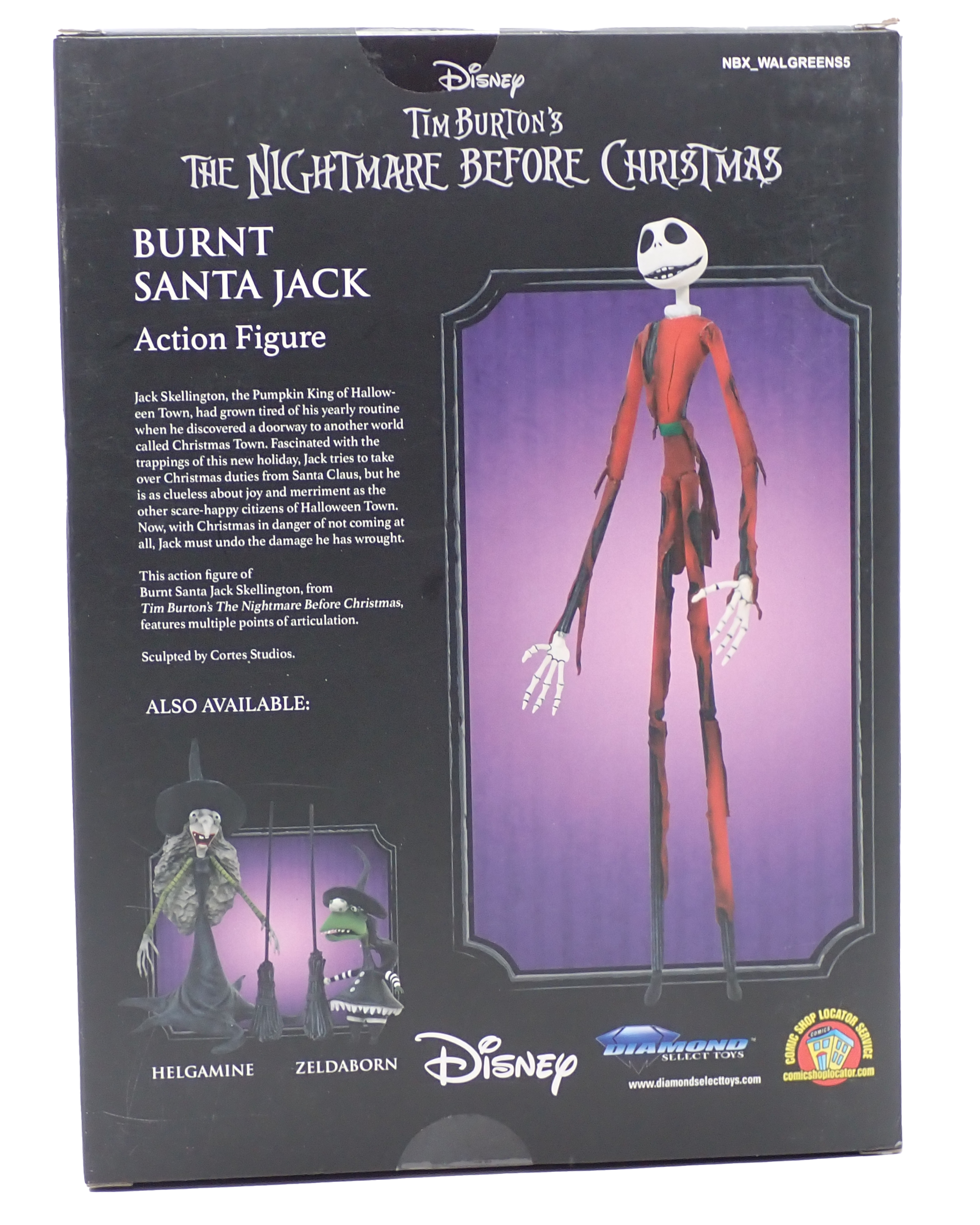 Burnt Santa Jack - Nightmare Before Christmas Figure