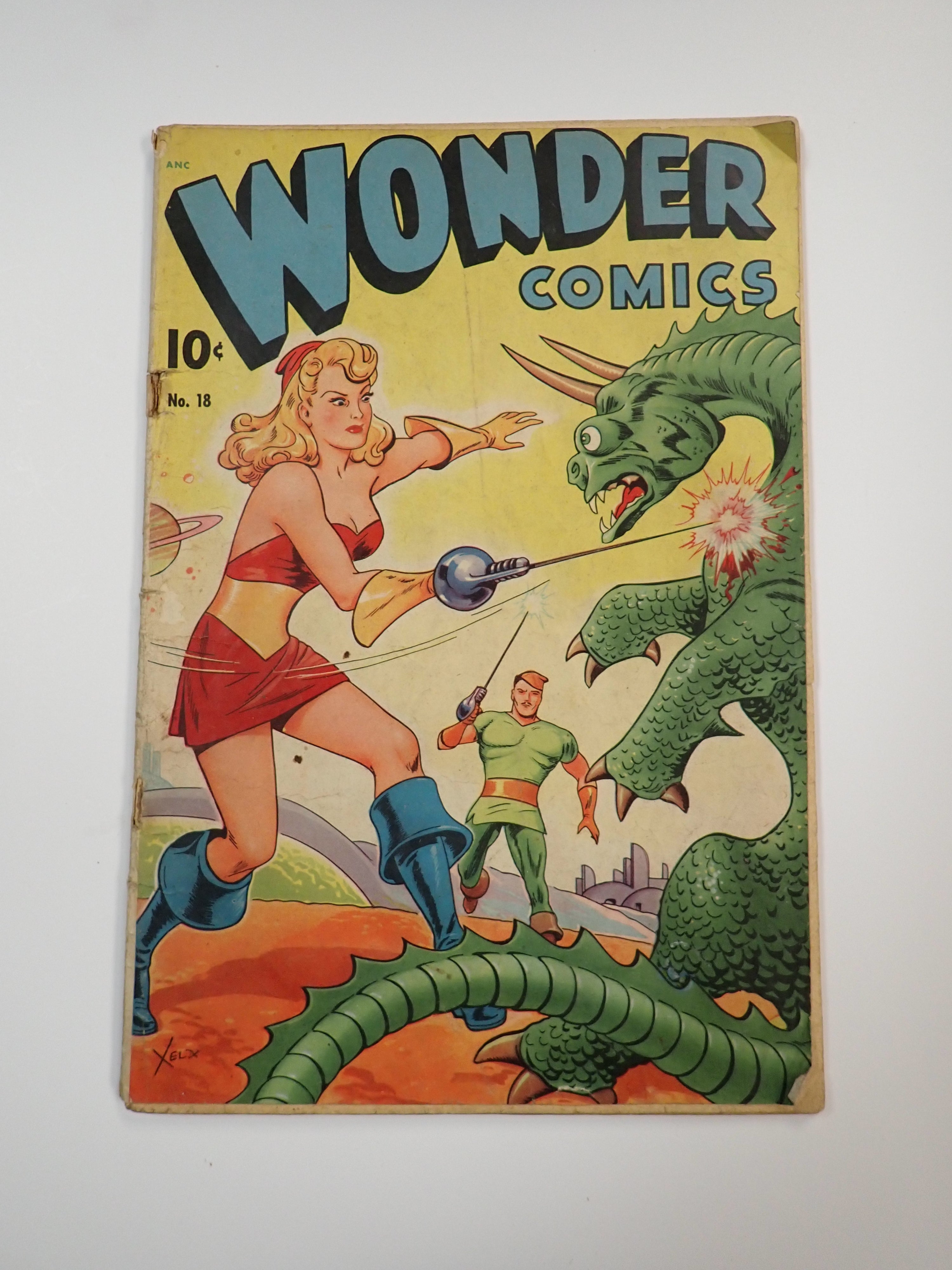 Wonder Comics #18 (1948) GD Cover detached