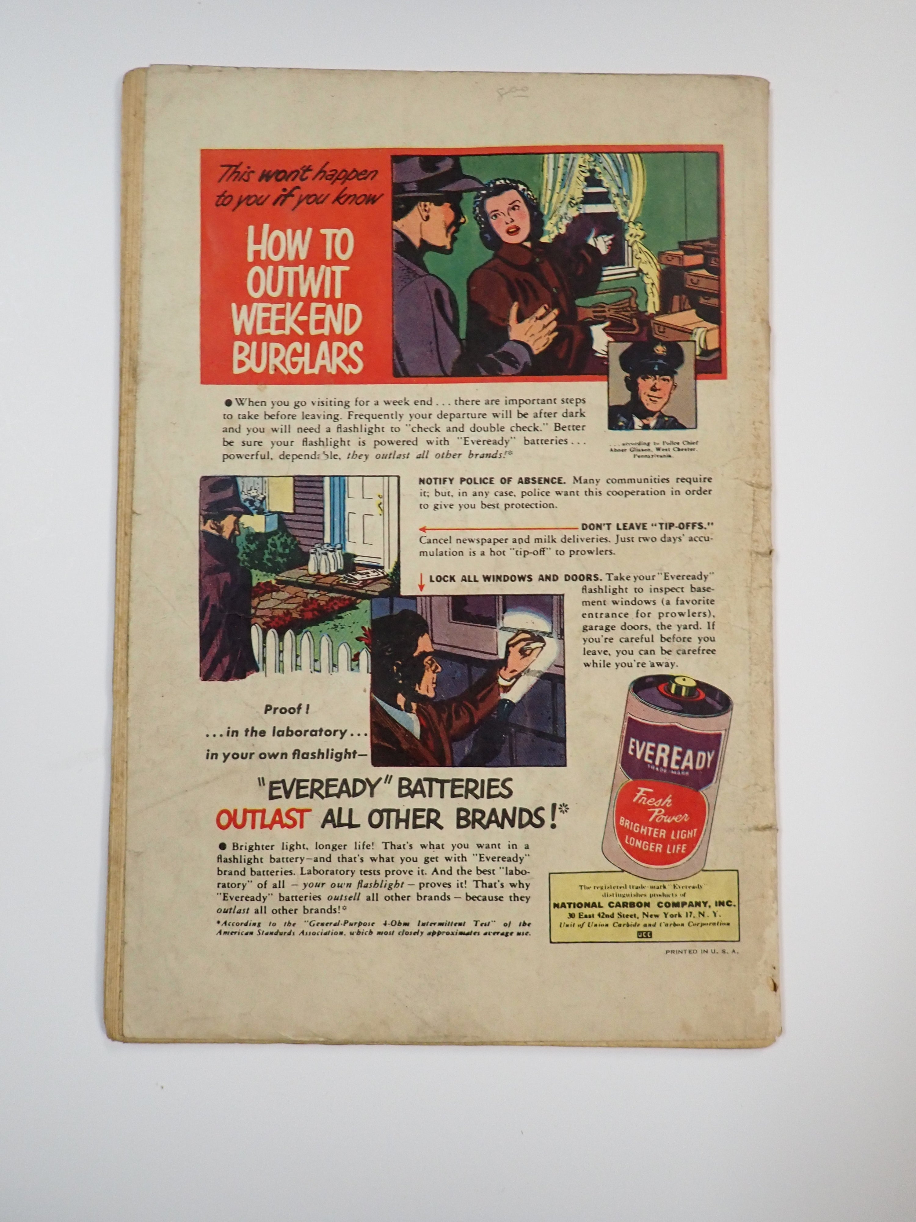 Wonder Comics #18 (1948) GD Cover detached