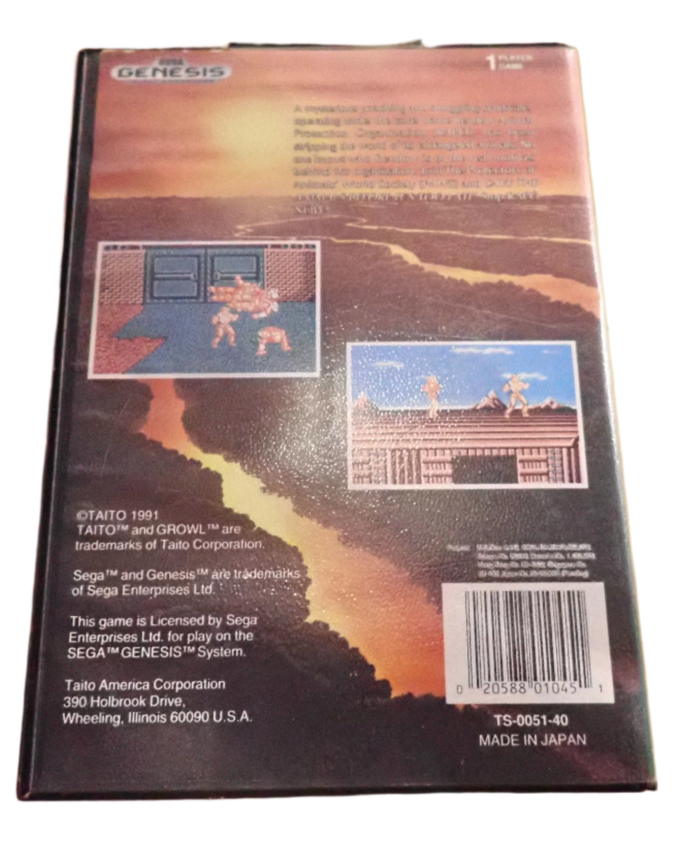 Growl - Sega Genesis