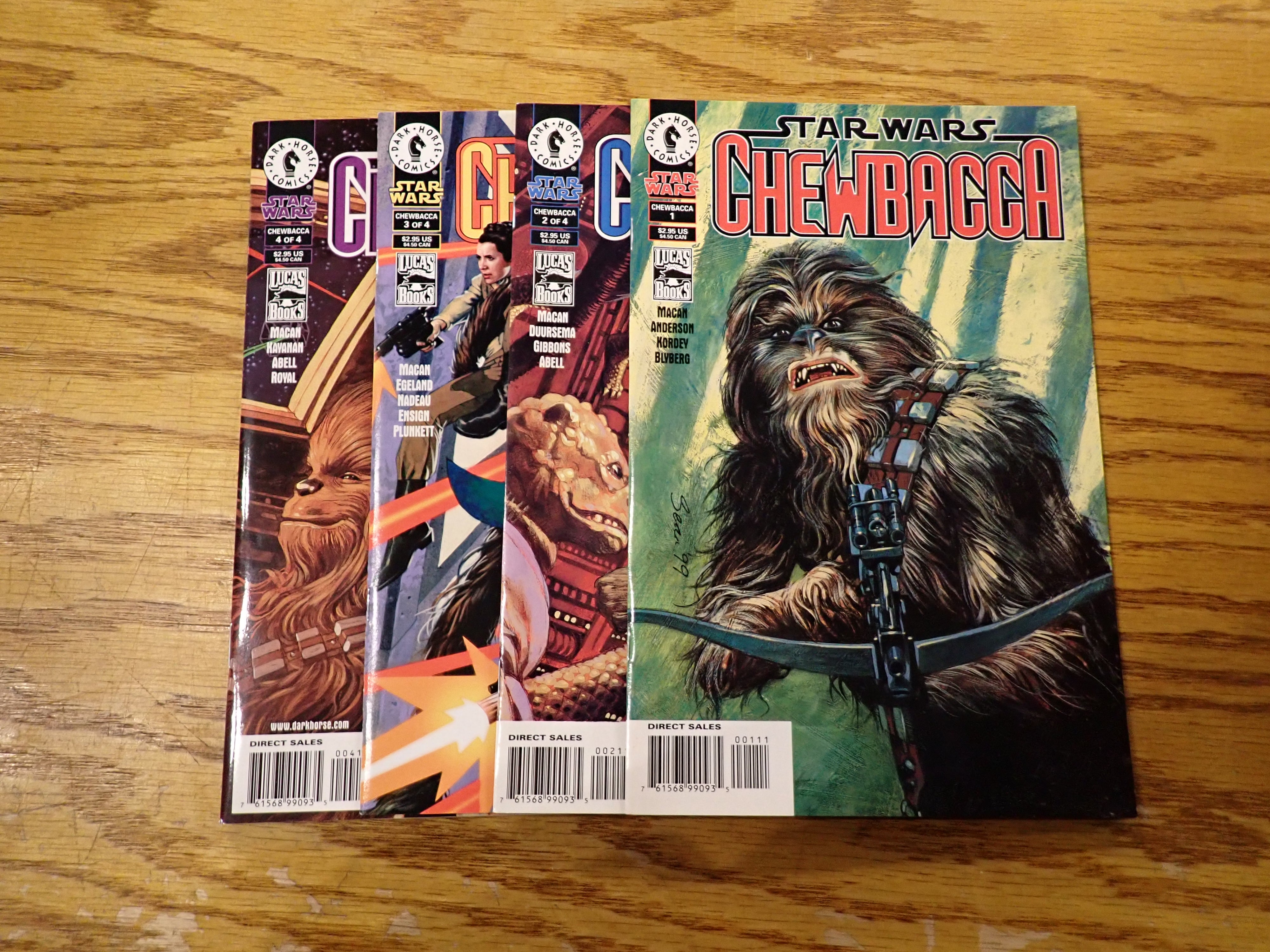 Star Wars: Chewbacca #1-4 (2000) VF-