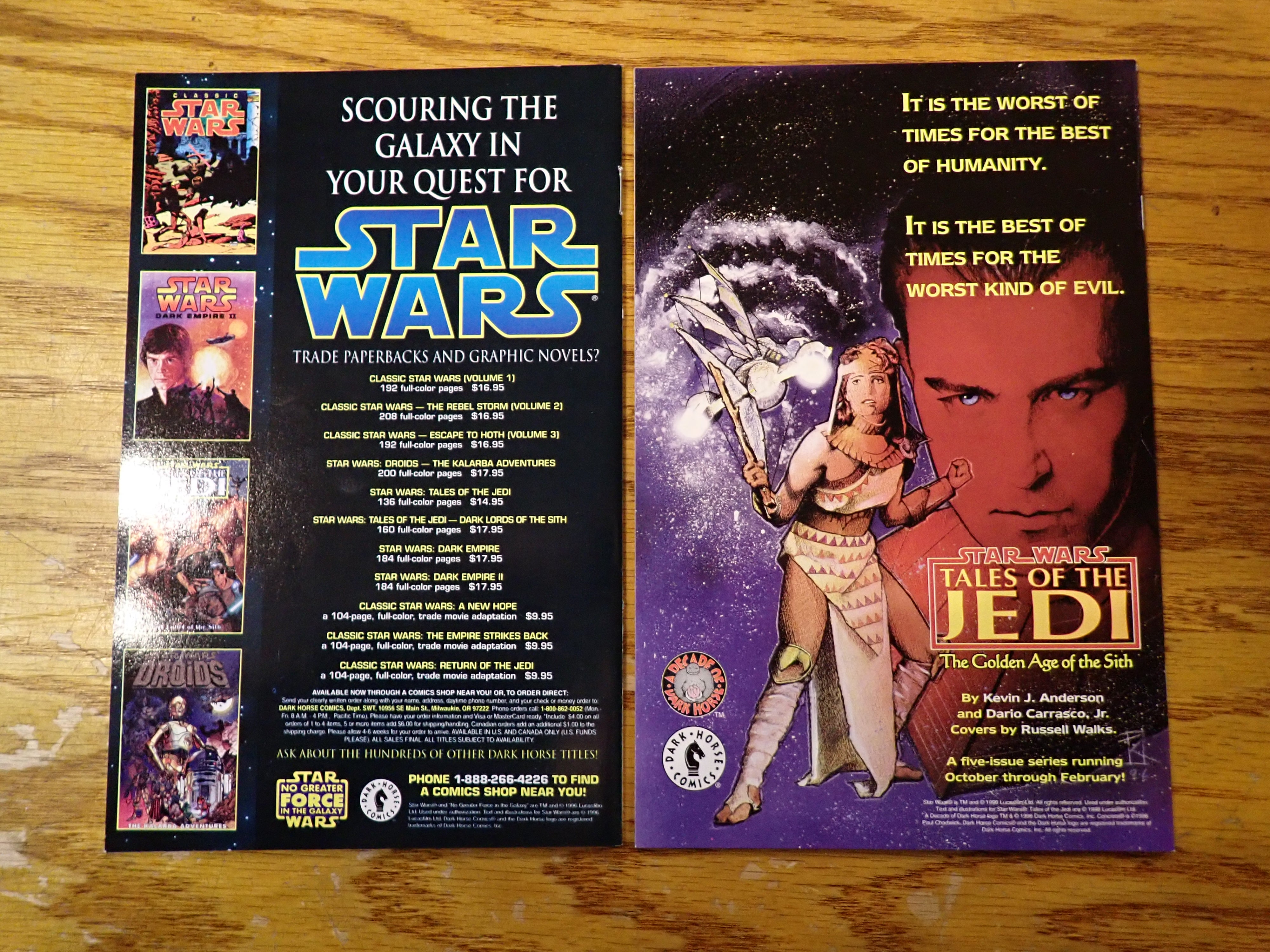 Star Wars: Shadows of the Empire #1-6 (1996) VF+