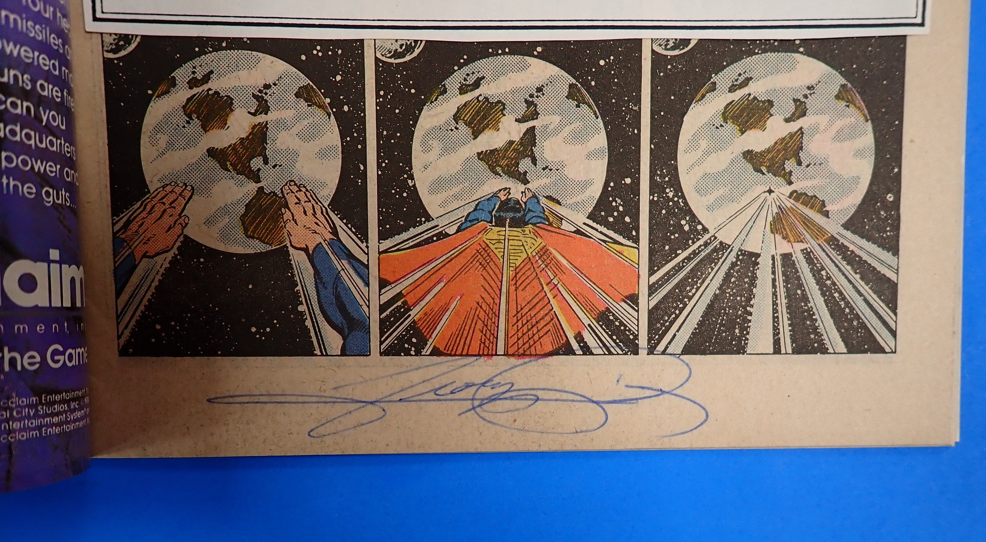 Action Comics #643 (1989) - VF (8.0) - SIGNED George Perez