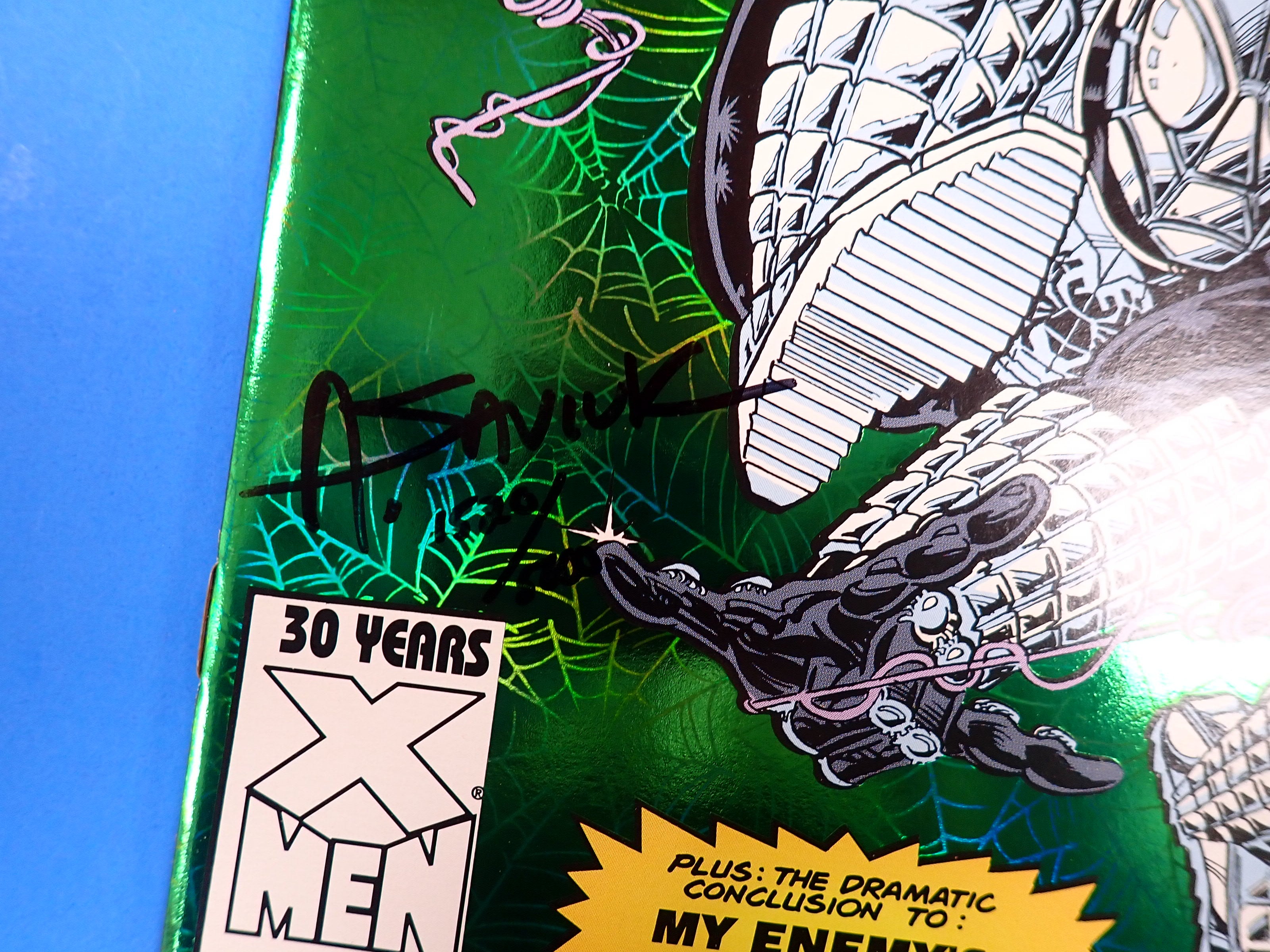 Web of Spider-Man #100 (1993) - FN/VF (7.0-7.5) - SIGNED Alex Saviuk