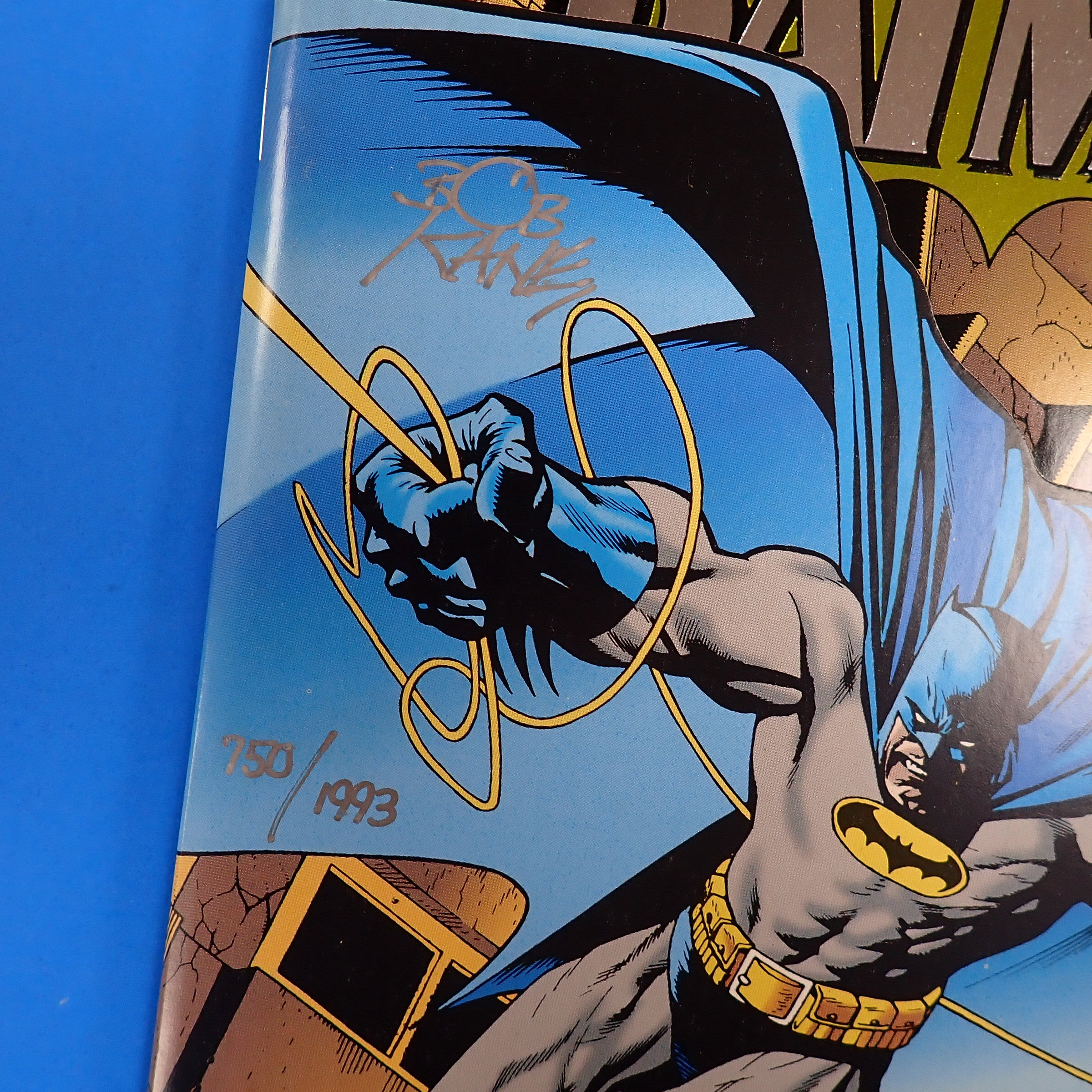Batman #500 (1993) - FN/VF- (7.0-7.5) - SIGNED Bob Kane