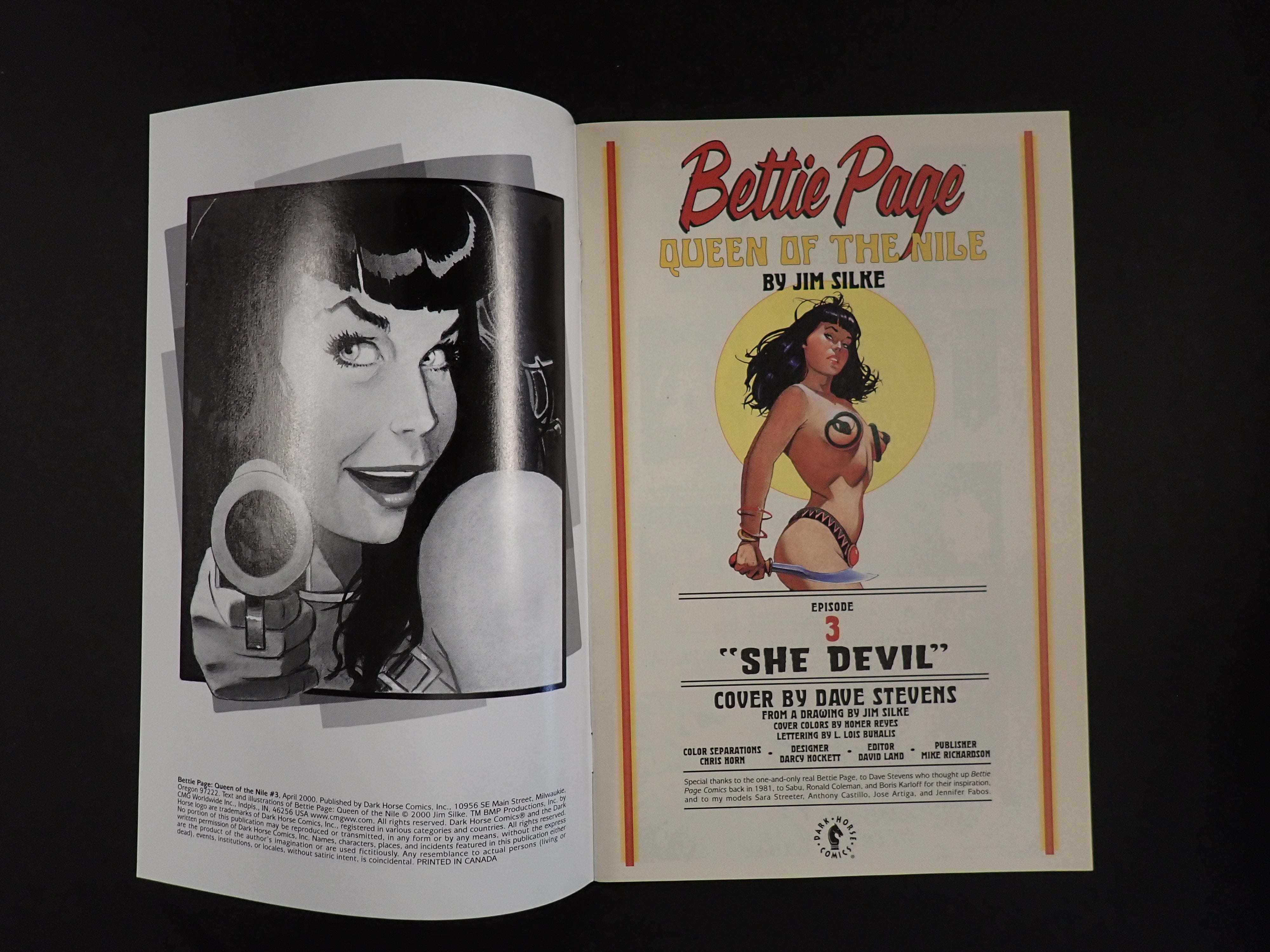 Bettie Page: Queen of the Nile #3 (1999) VF/NM