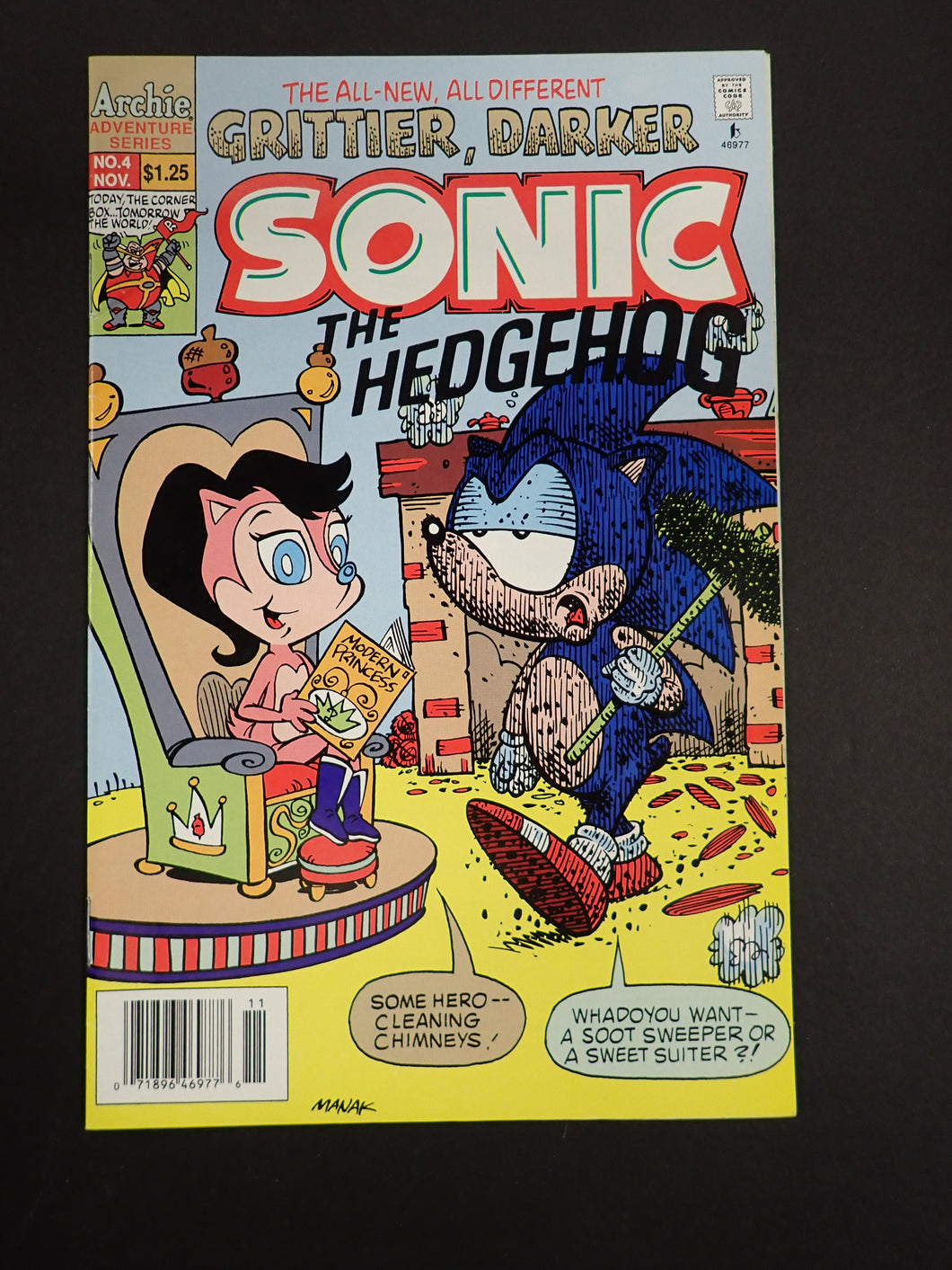 Sonic the Hedgehog (1993) #4 VF+/VF