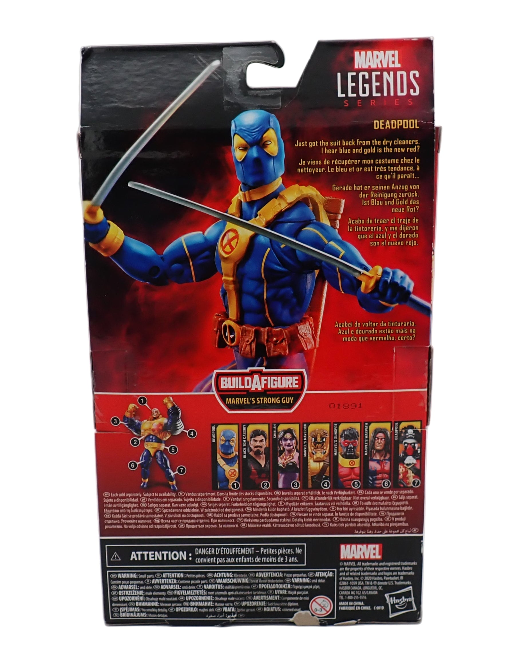 Deadpool (Blue) - Marvel Legends Figure