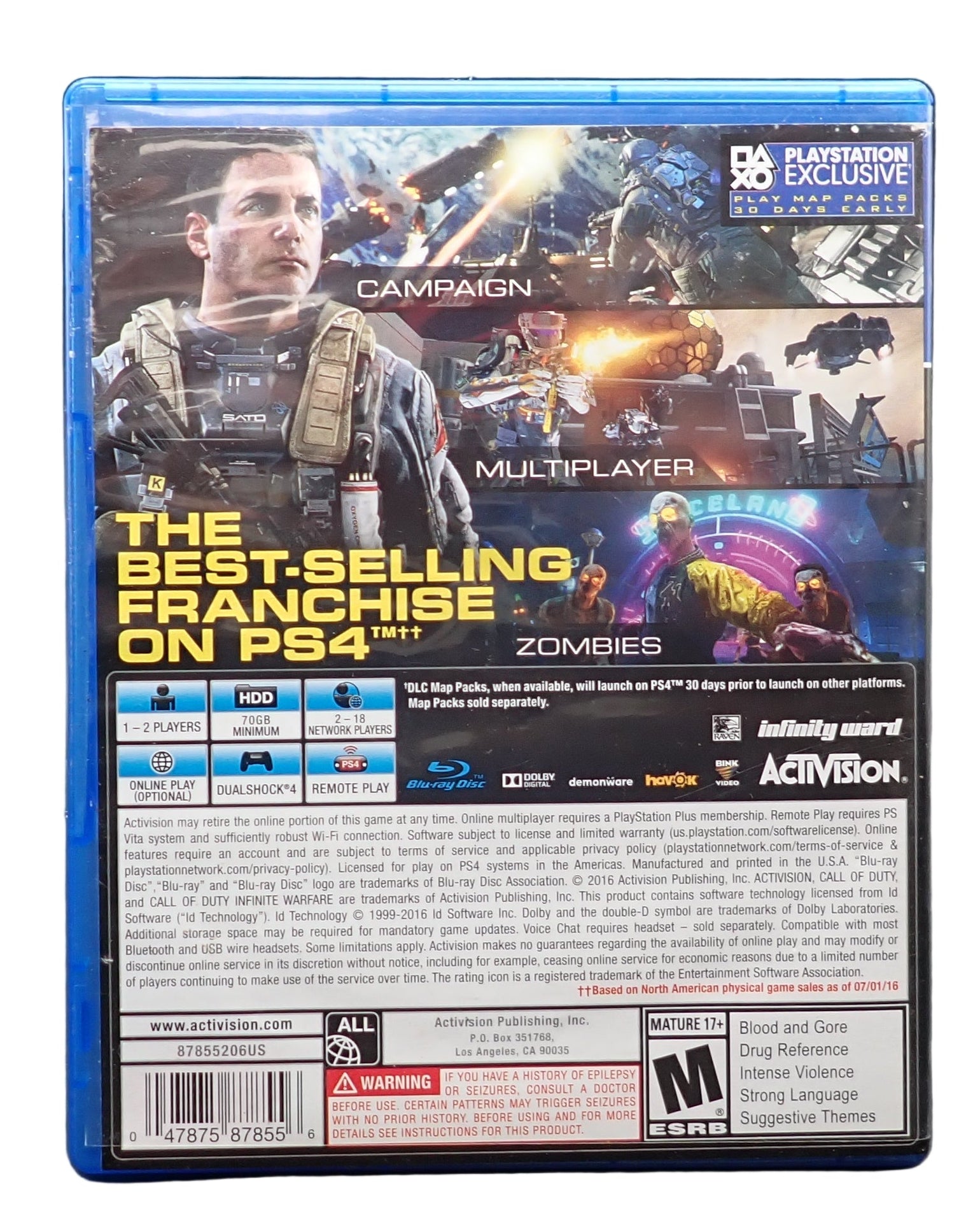 Call of Duty Infinite Warfare - PS4