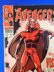 Avengers #57 (1968) - GD/VG (3.0) - 1st Vision