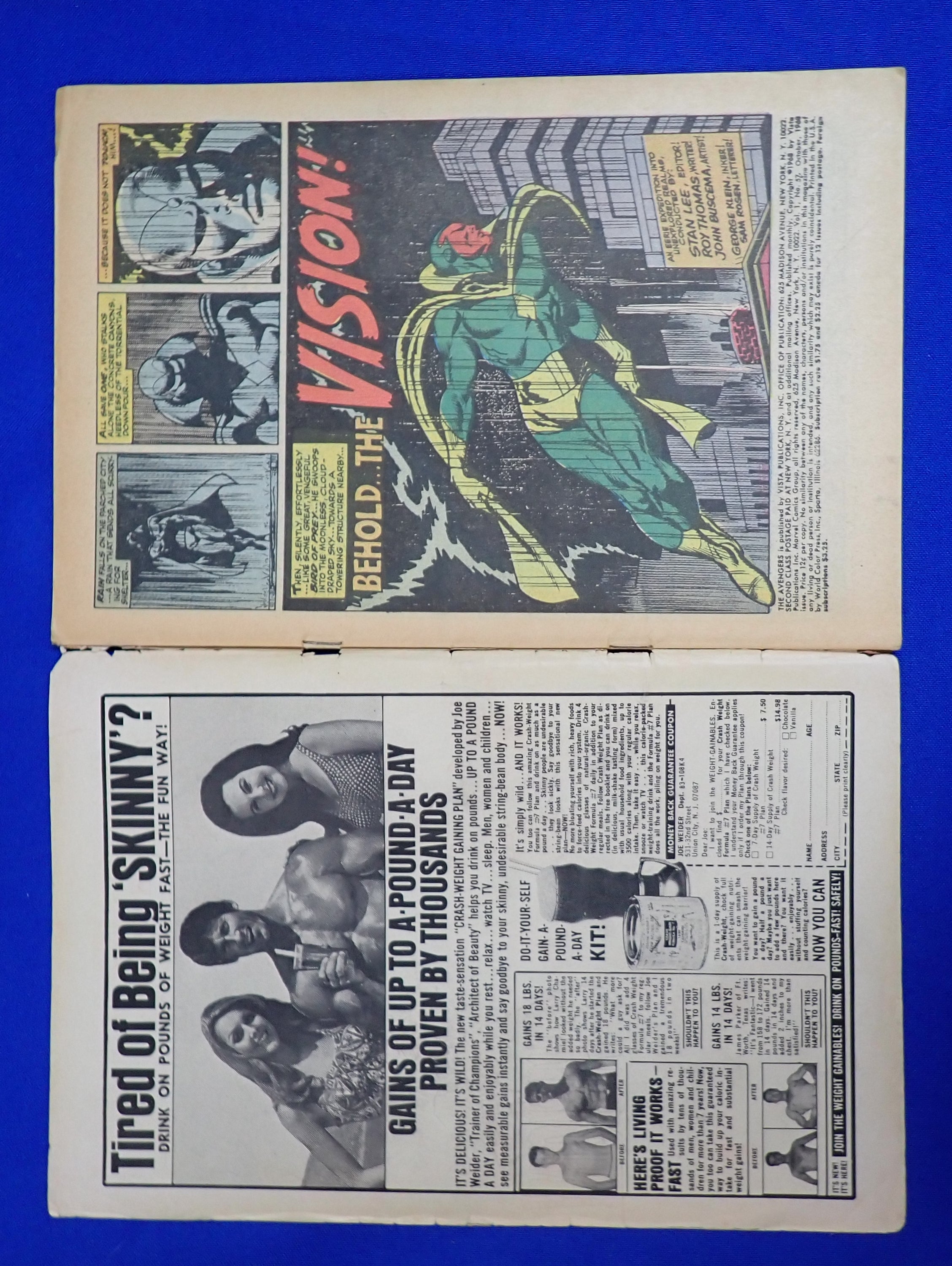 Avengers #57 (1968) - GD/VG (3.0) - 1st Vision