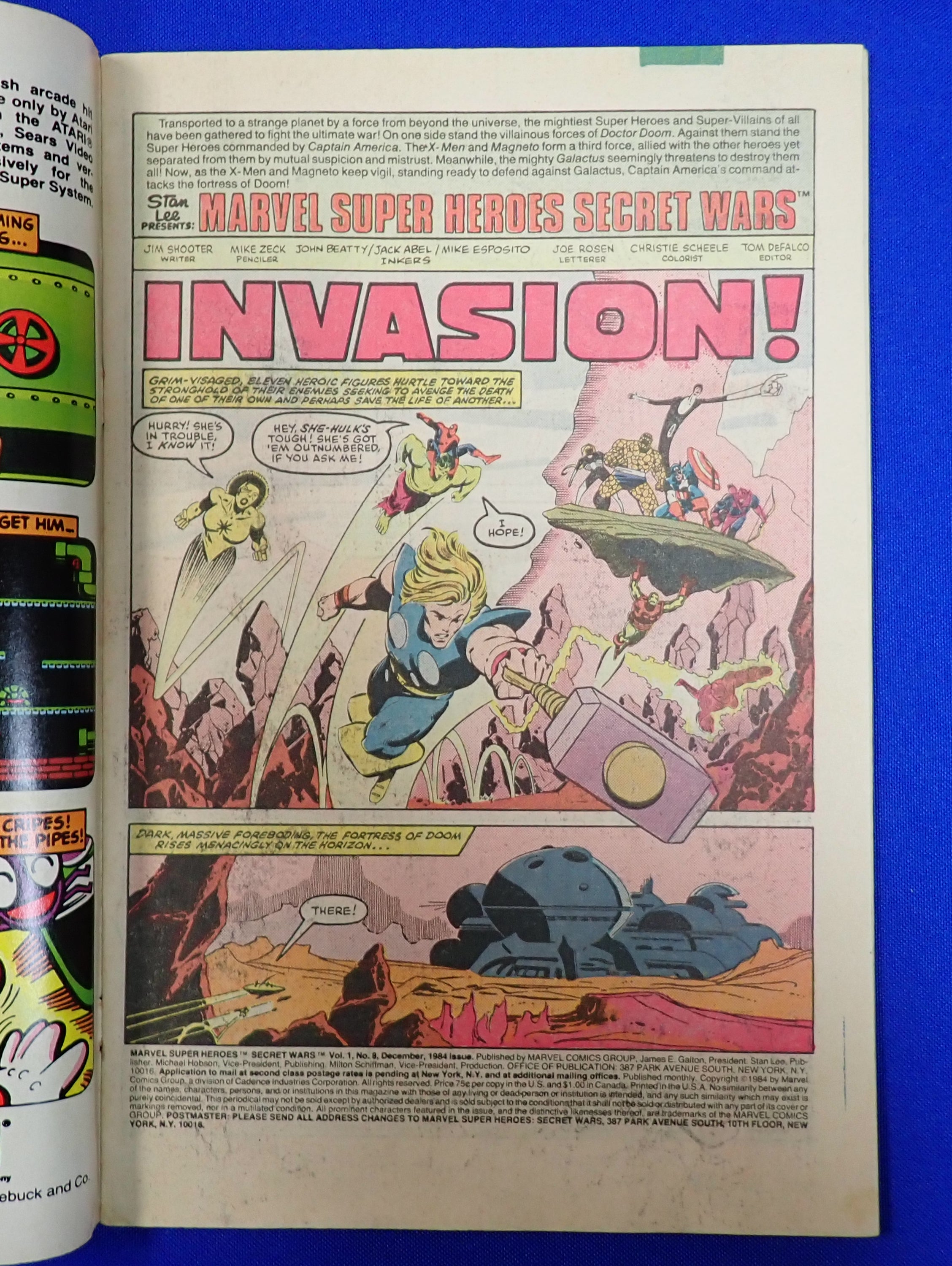 Marvel Super Heroes Secret Wars #8 (1984) - VG/FN (5.0) - Origin of Venom Symbiote