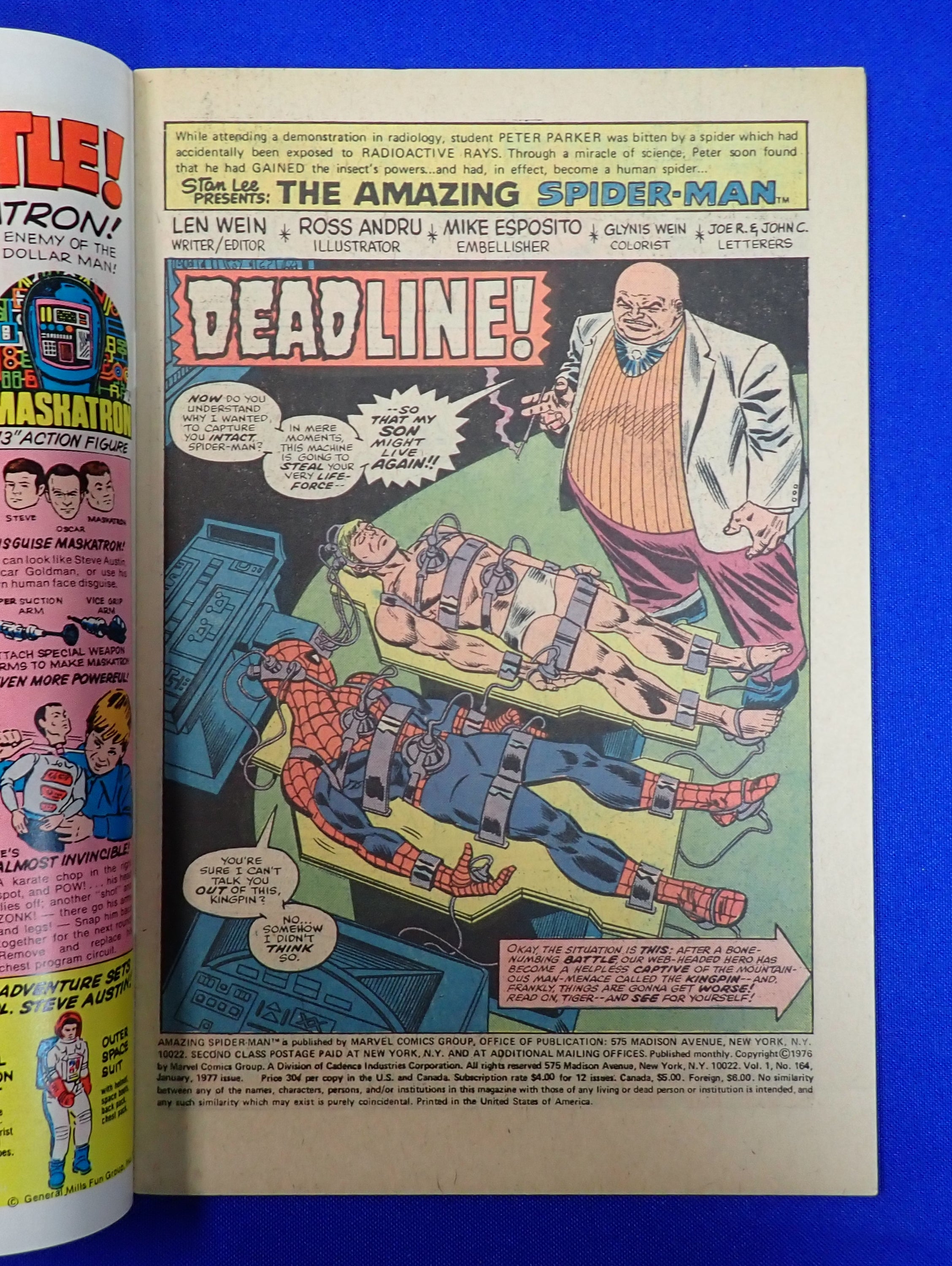 Amazing Spider-Man #164 (1977) - FN/VF (7.0)