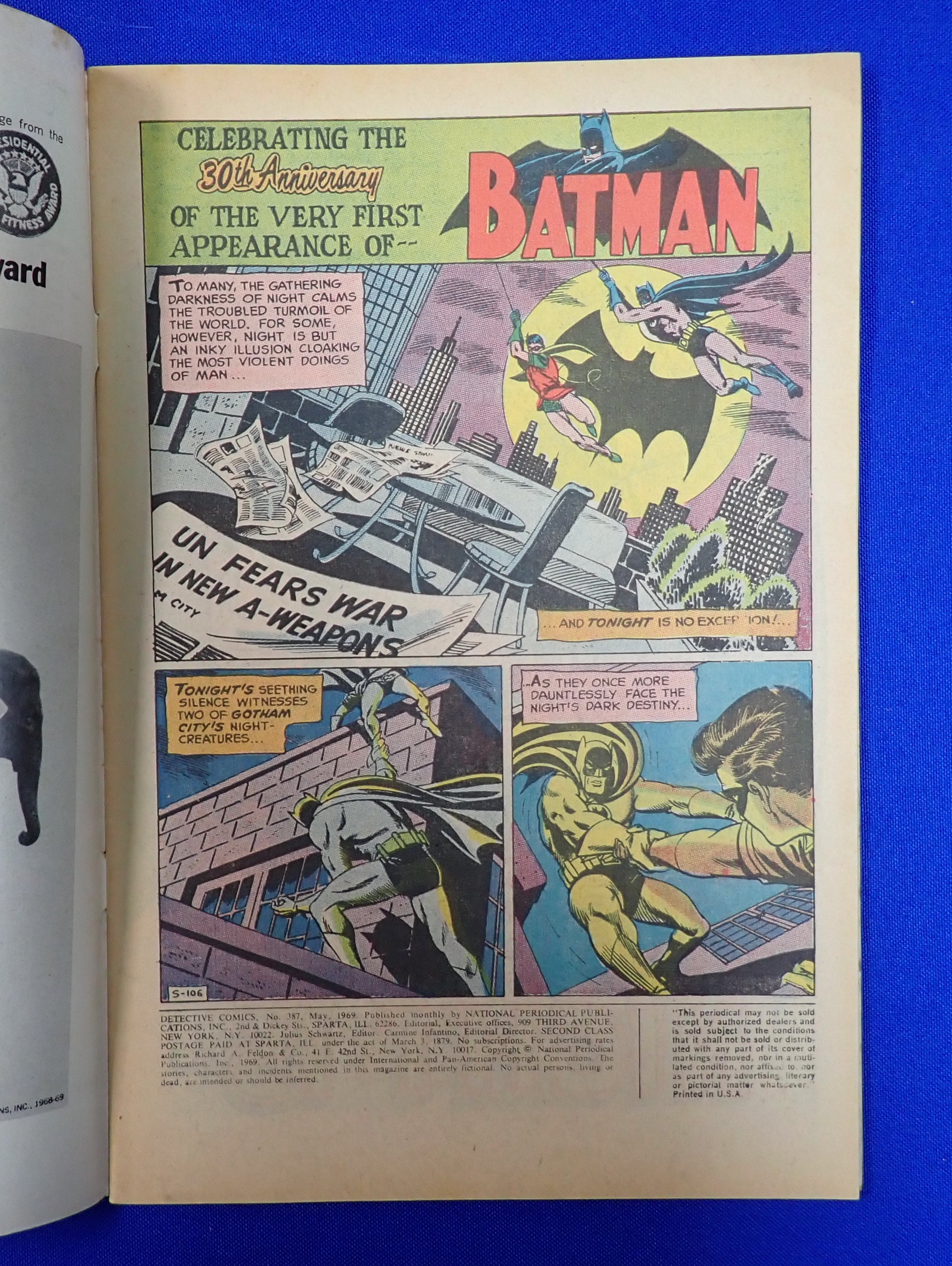 Detective Comics #387 (1969) - FN (6.0) - Detective Comics #27 Reprint