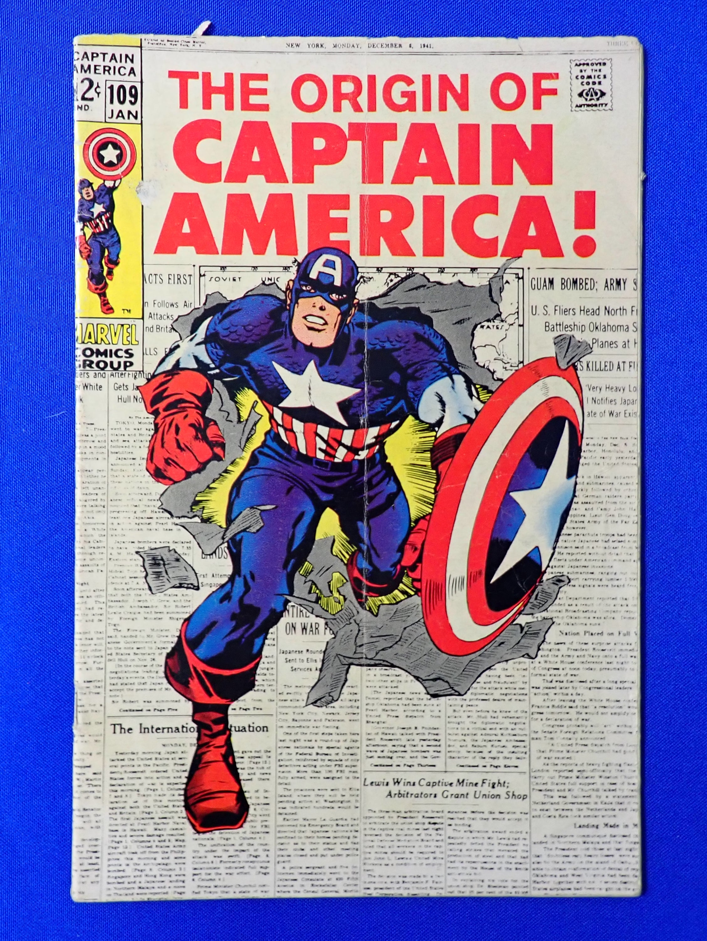 Captain America #109 (1969) - VG- (3.5)