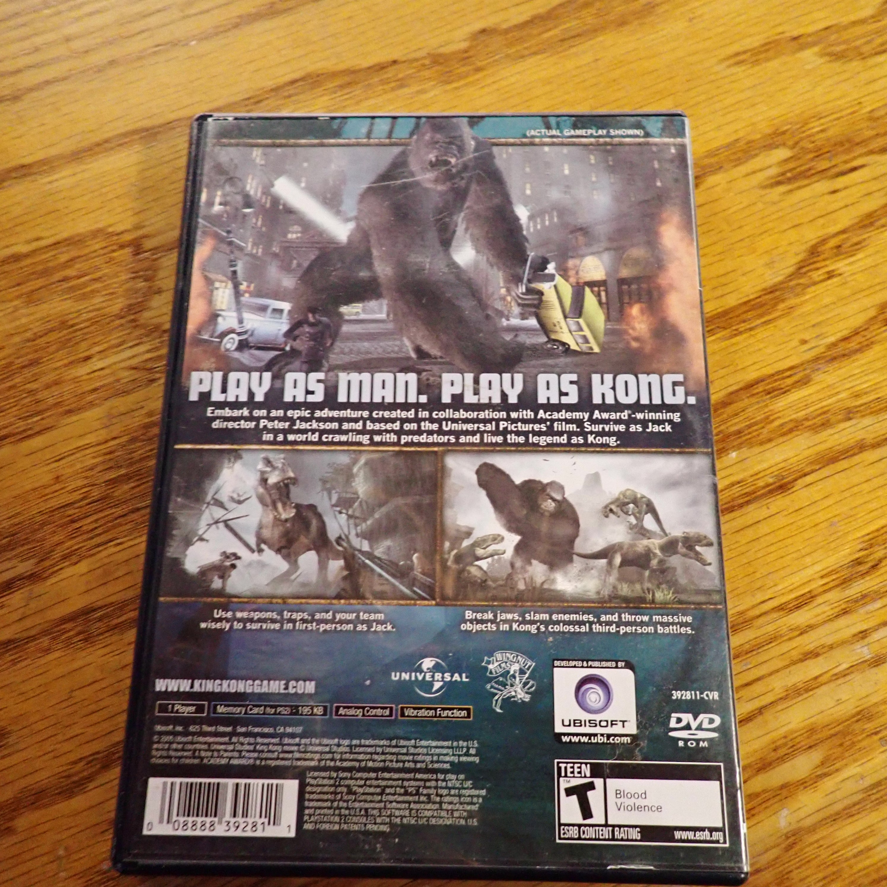 Peter Jackson's King Kong - PS2