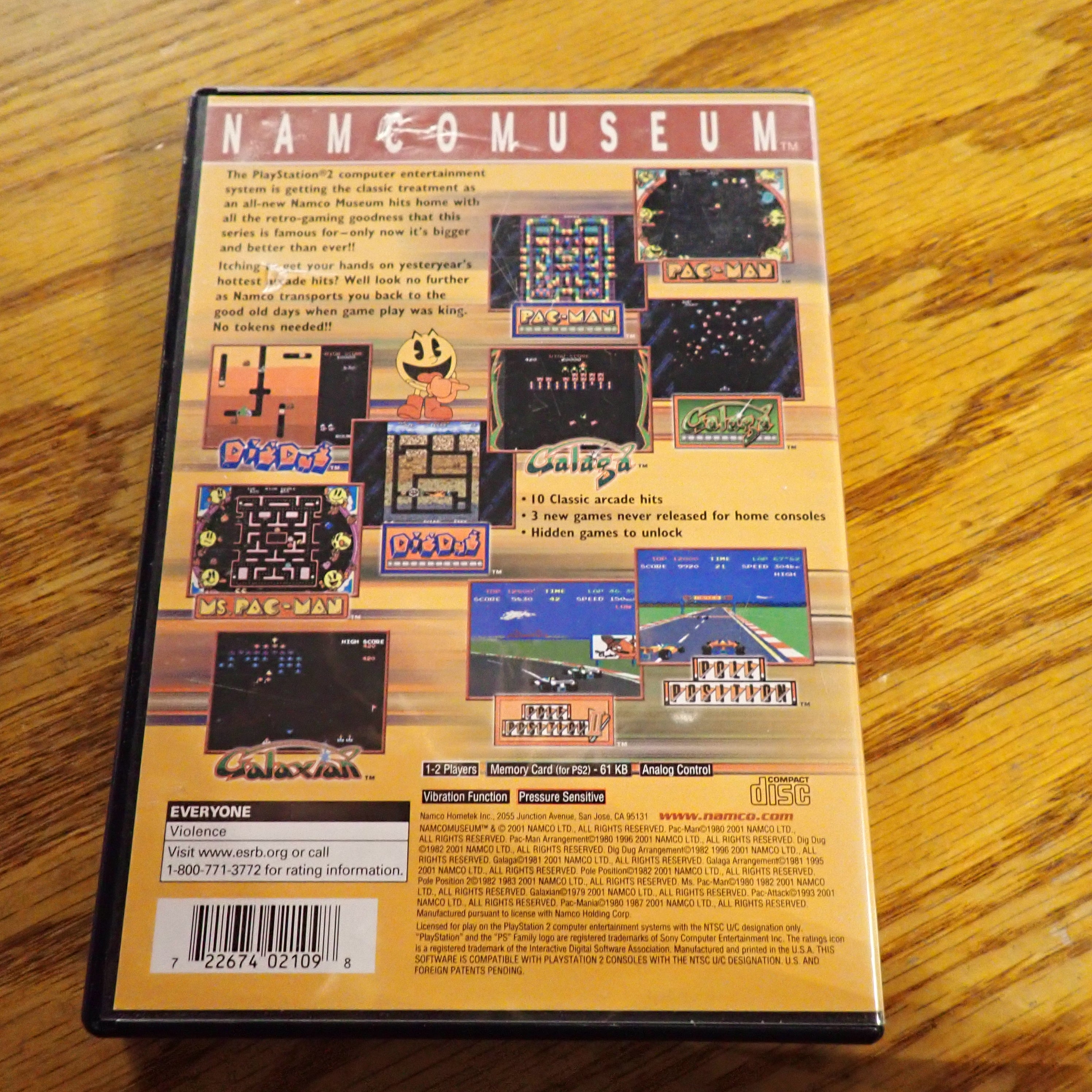Namcomuseum Greatest Hits - PS2