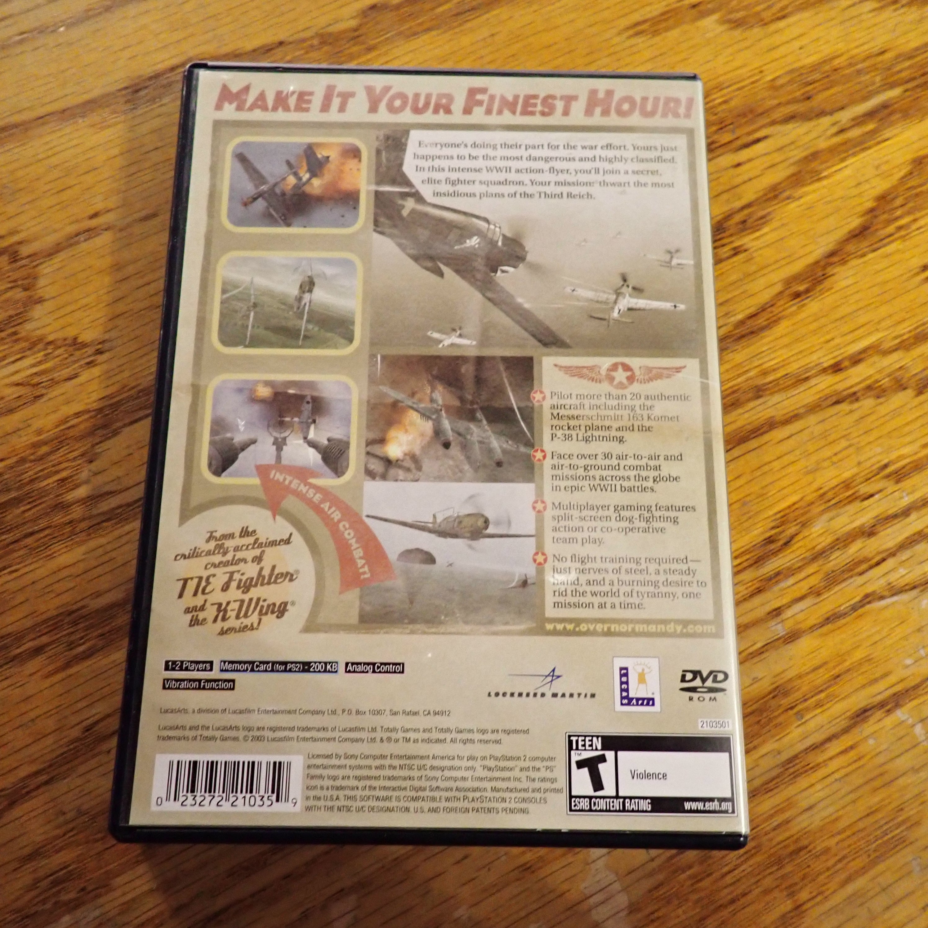 Secret Weapons Over Normandy - PS2