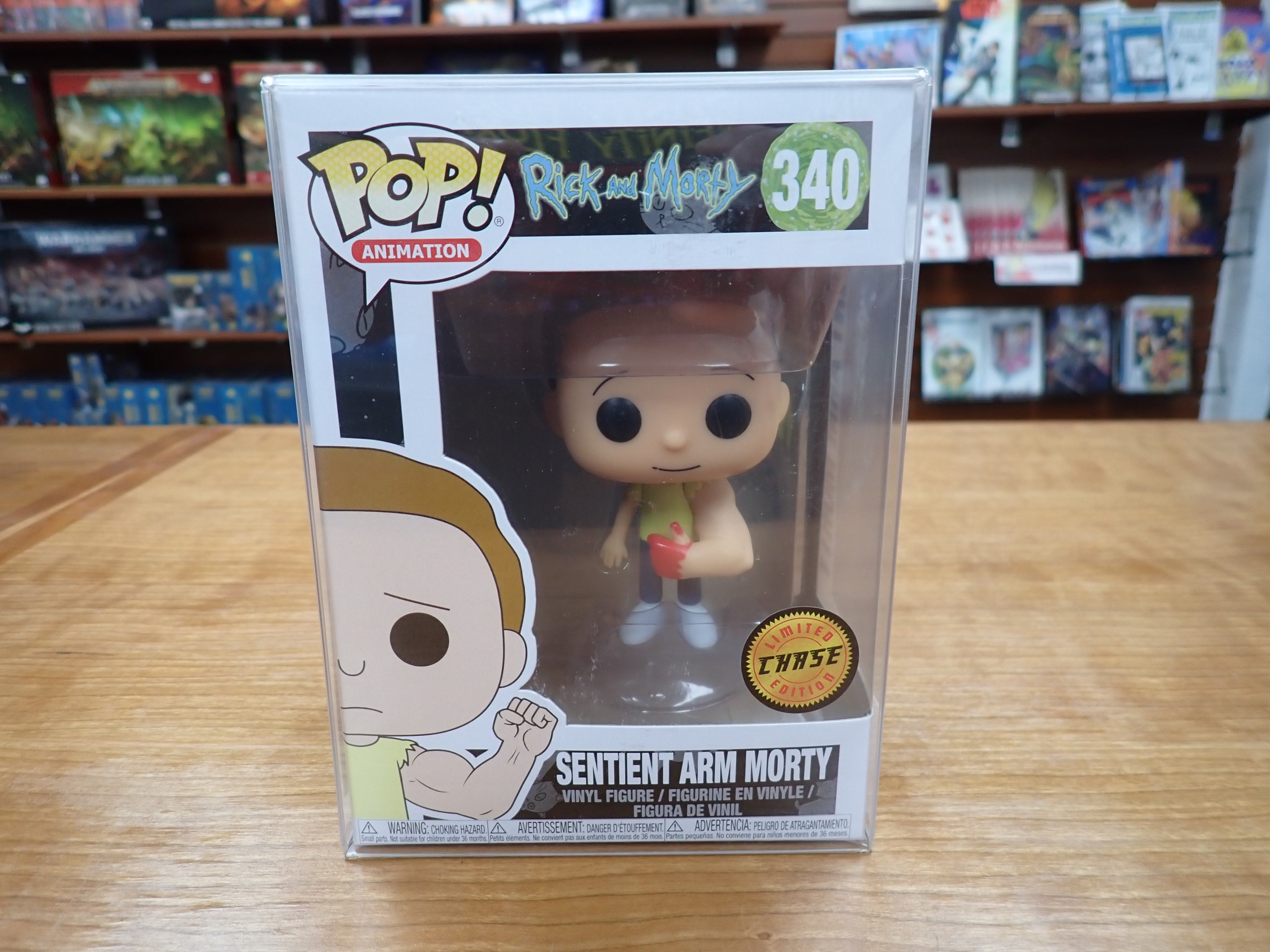 Sentient Arm Morty - POP! #340 Chase edition