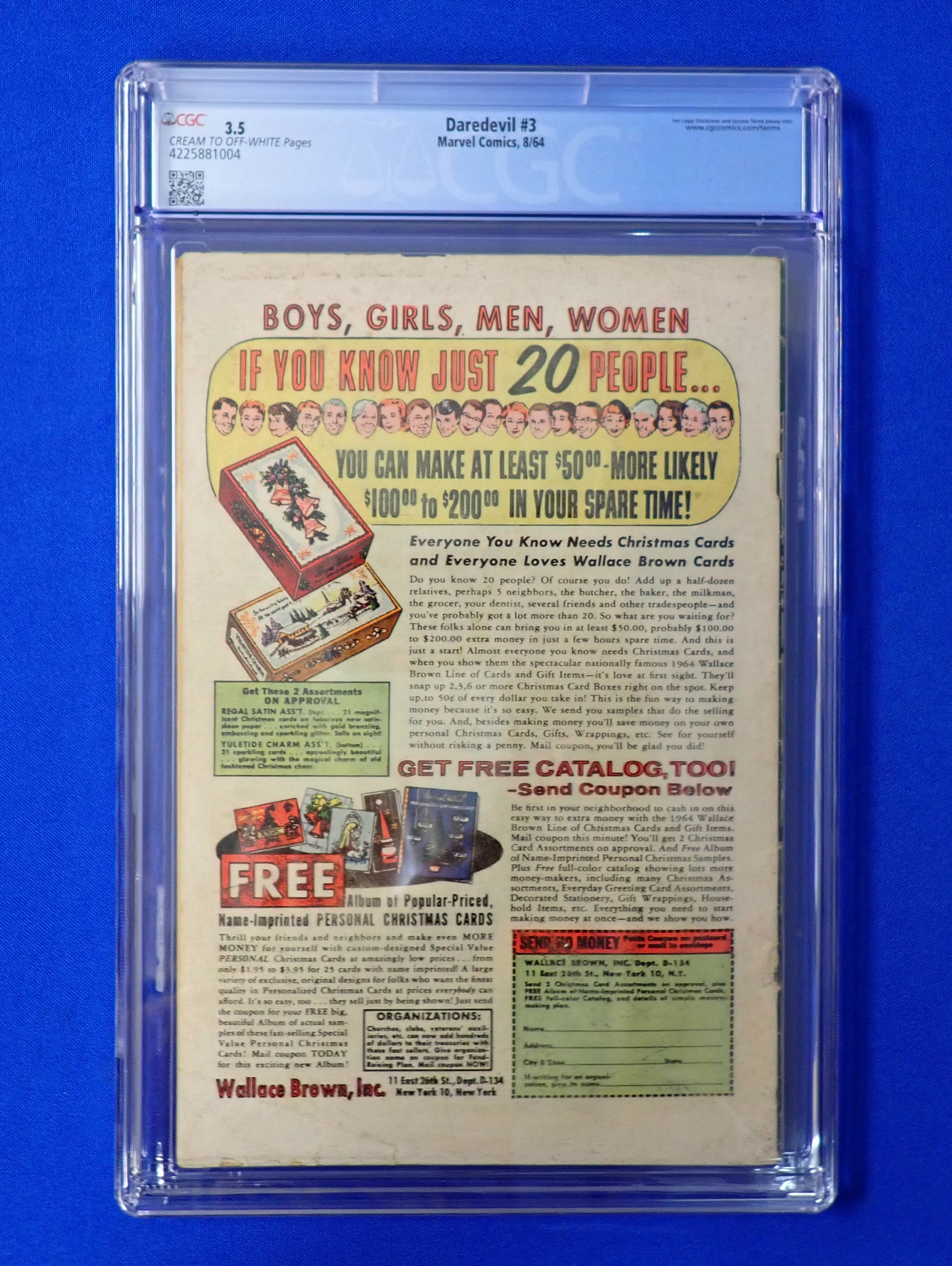 Daredevil #3 (1964) - CGC 3.5 - 1st Owl