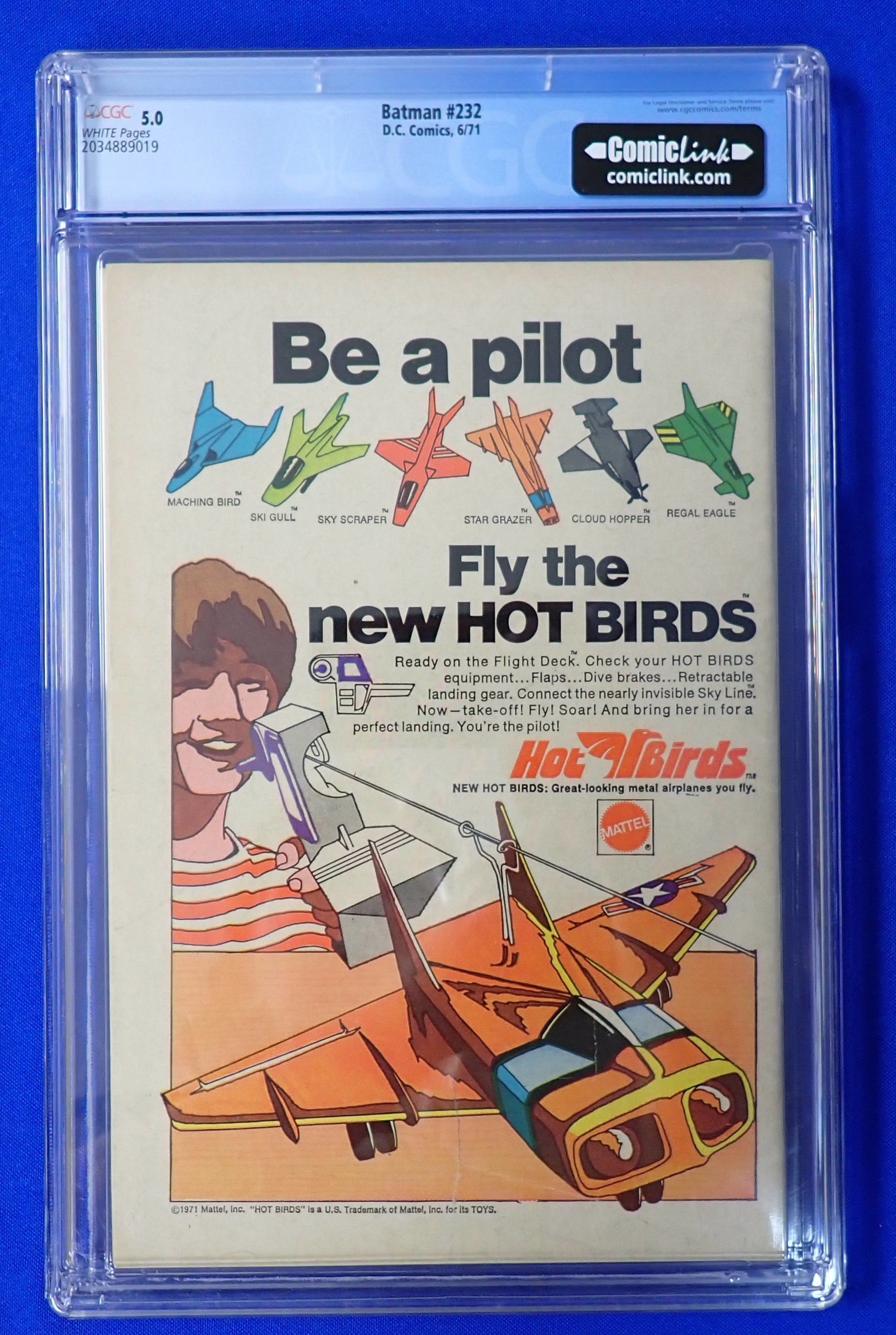 Batman #232 (1971) - CGC 5.0 - 1st Ra's al Ghul