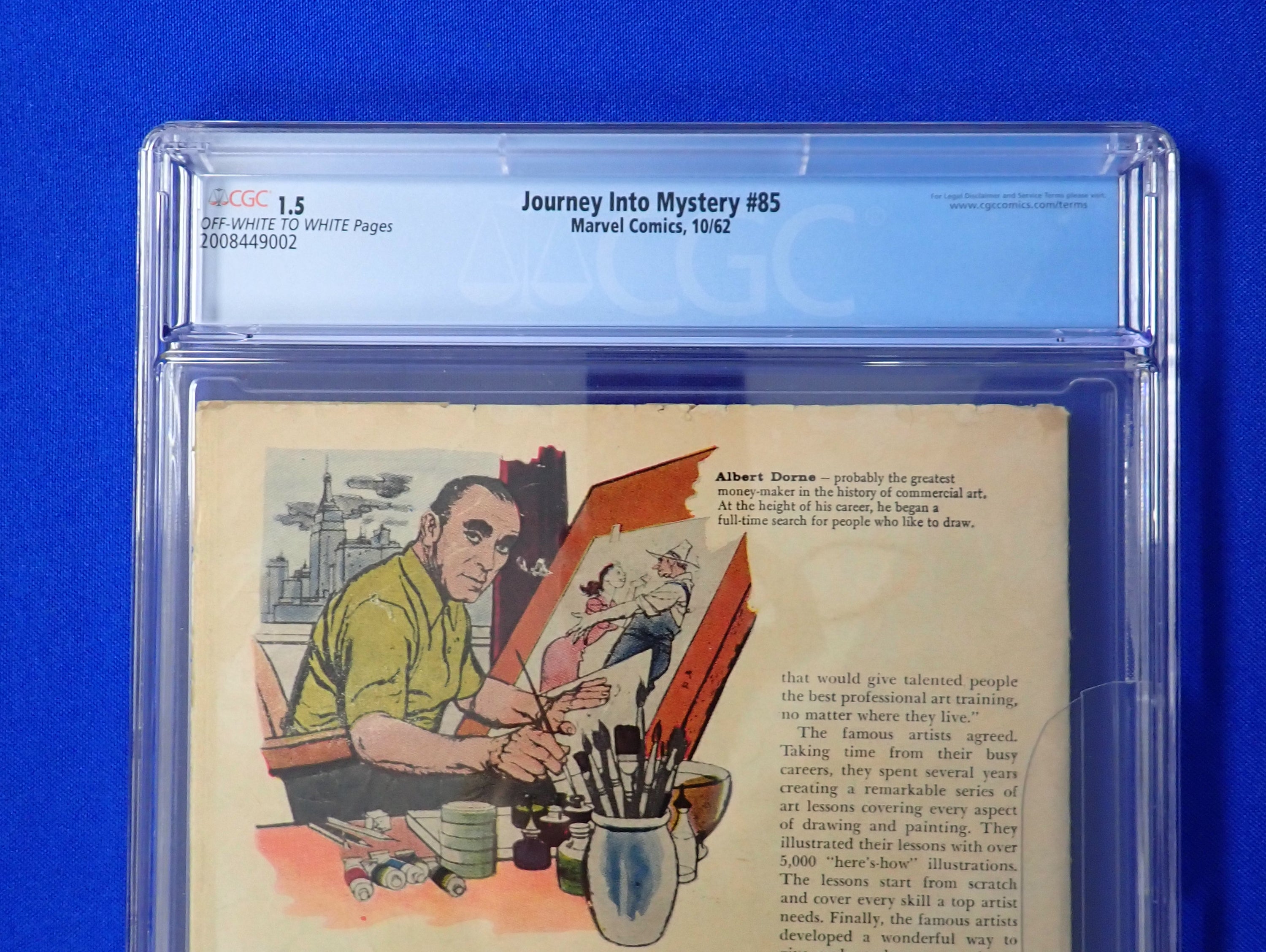Journey Into Mystery #85 (1962) - CGC 1.5 - 1st Loki
