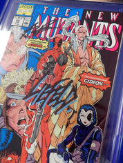 New Mutants #98 (1991) - CGC 9.2 - 2x Signed by Rob Liefeld Chisel Signature