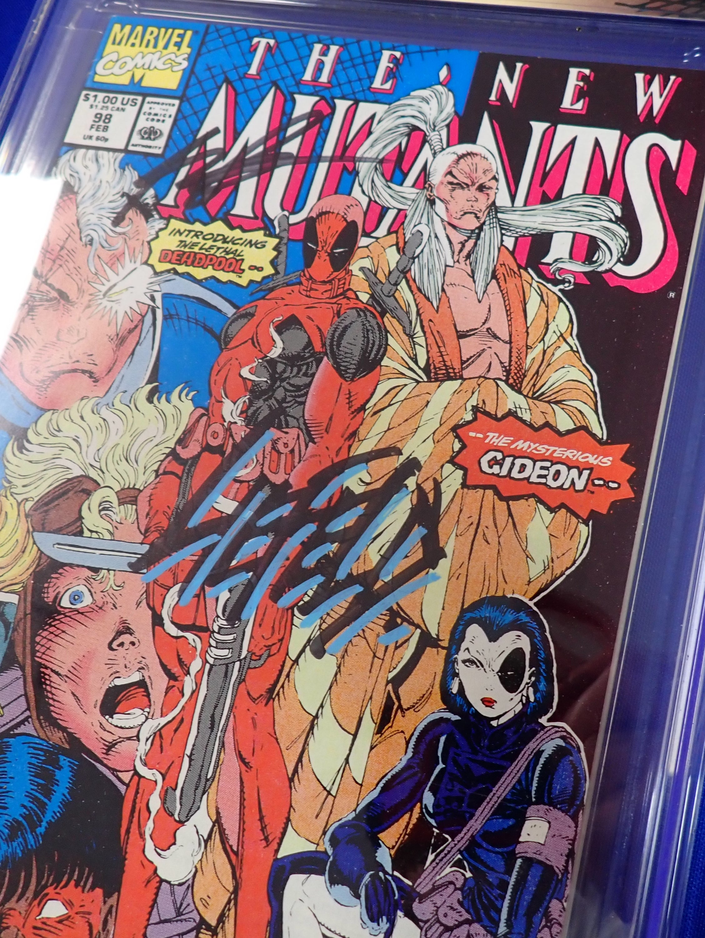 New Mutants #98 (1991) - CGC 9.2 - 2x Signed by Rob Liefeld Chisel Signature