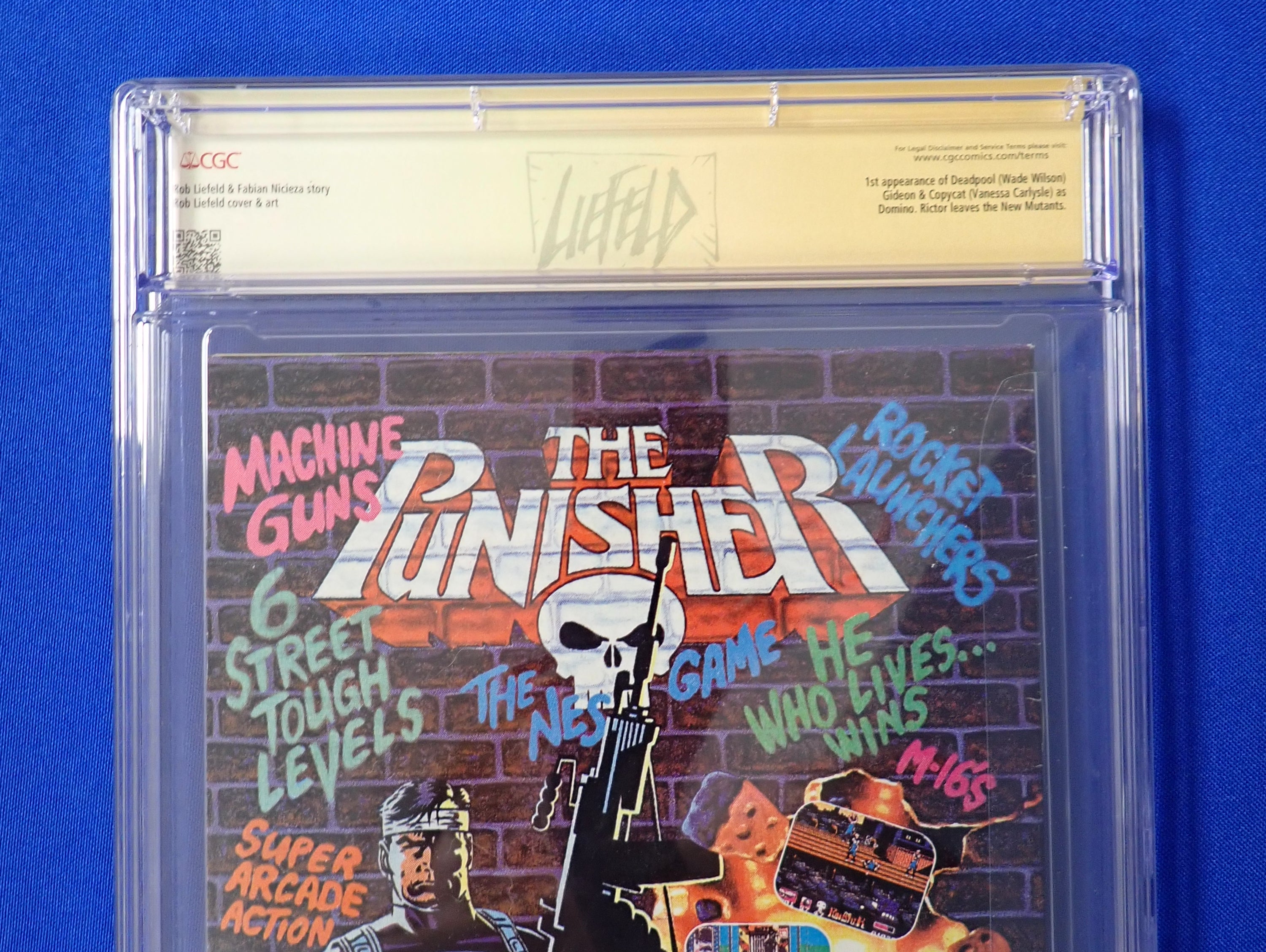 New Mutants #98 (1991) - CGC 9.2 - 2x Signed by Rob Liefeld Chisel Signature