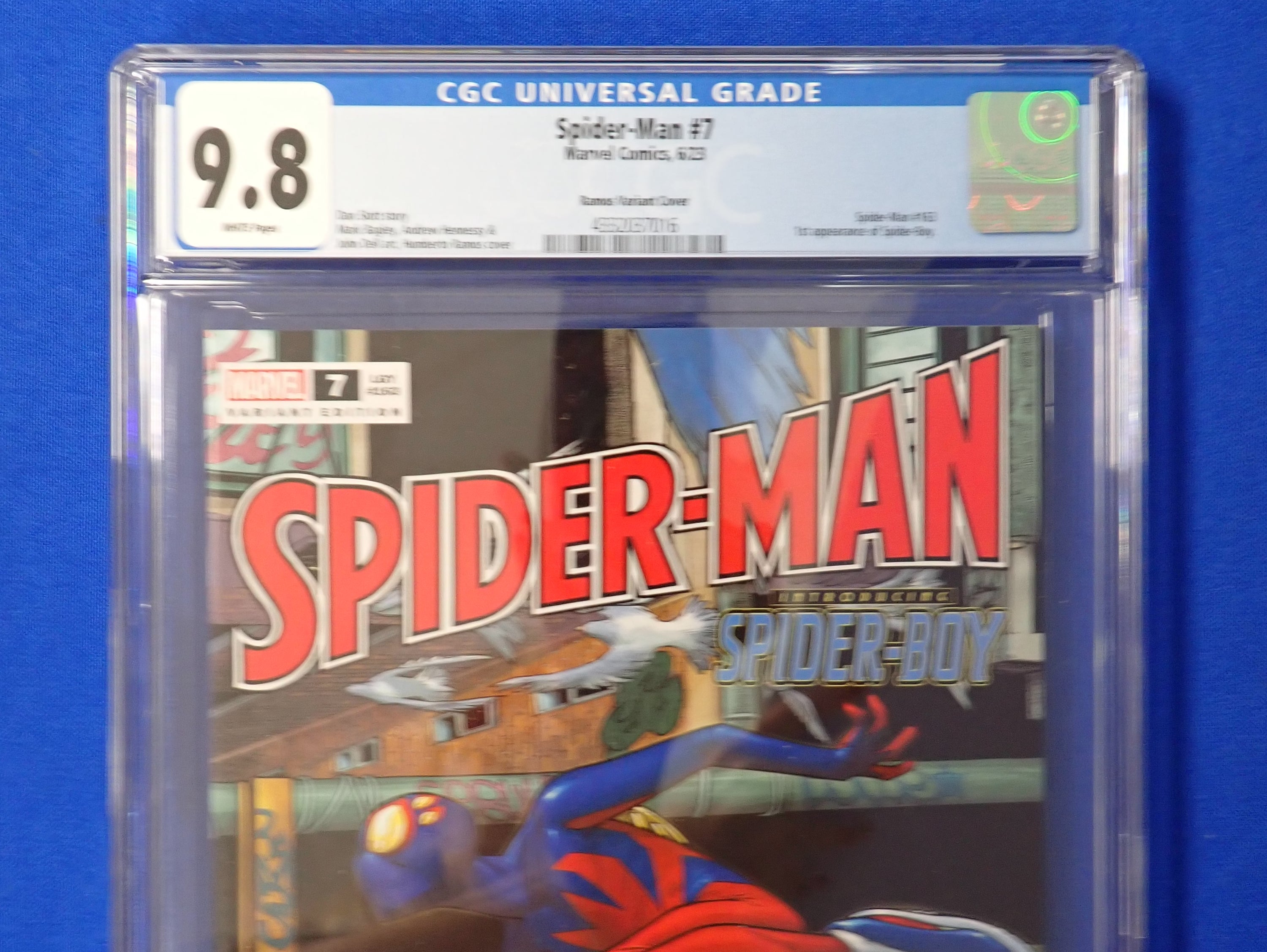 Spider-Man #7 (2023) Ramos Variant CGC 9.8 - 1st Spider-Boy