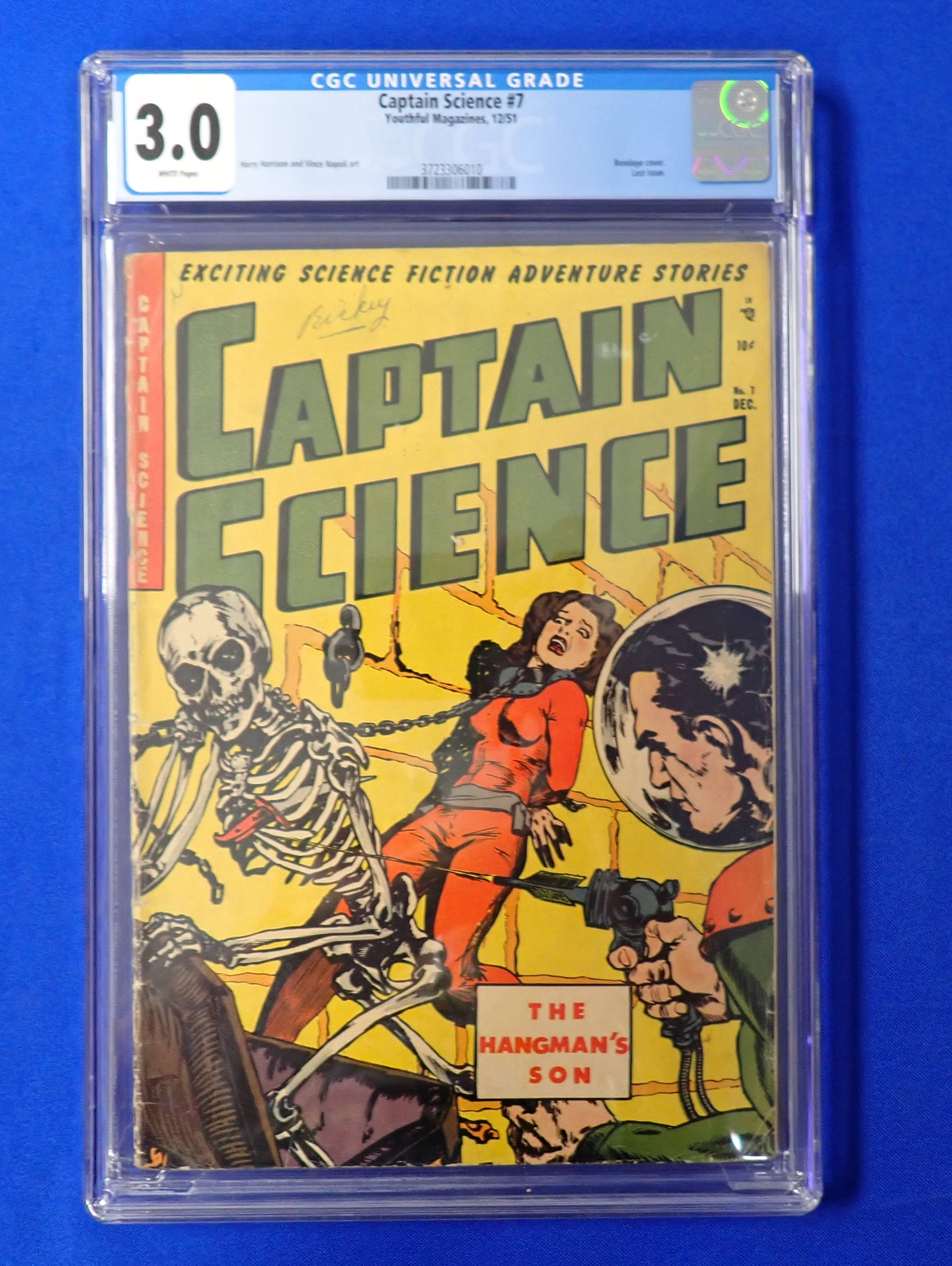 Captain Science #7 (1951) - CGC 3.0