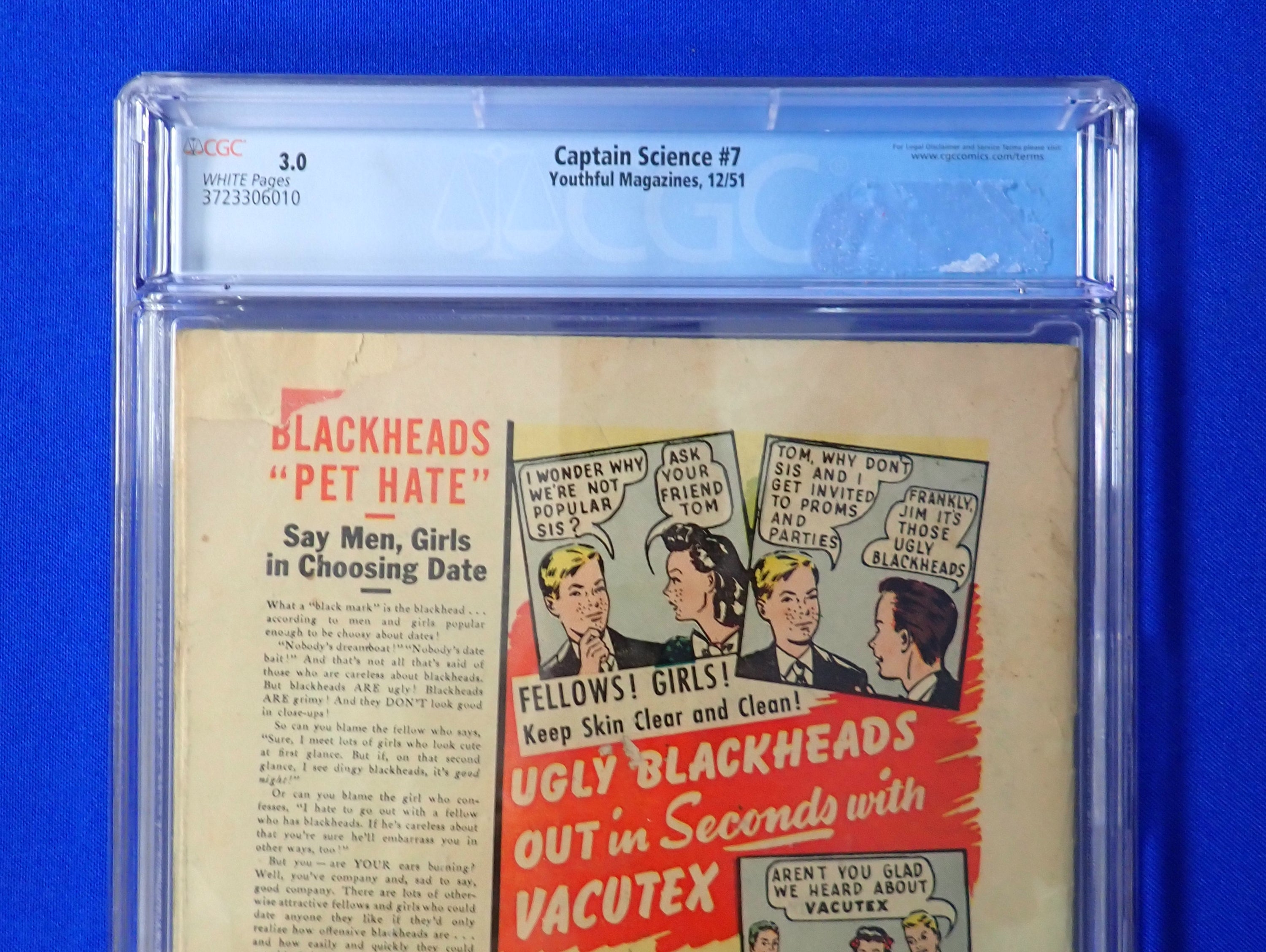 Captain Science #7 (1951) - CGC 3.0