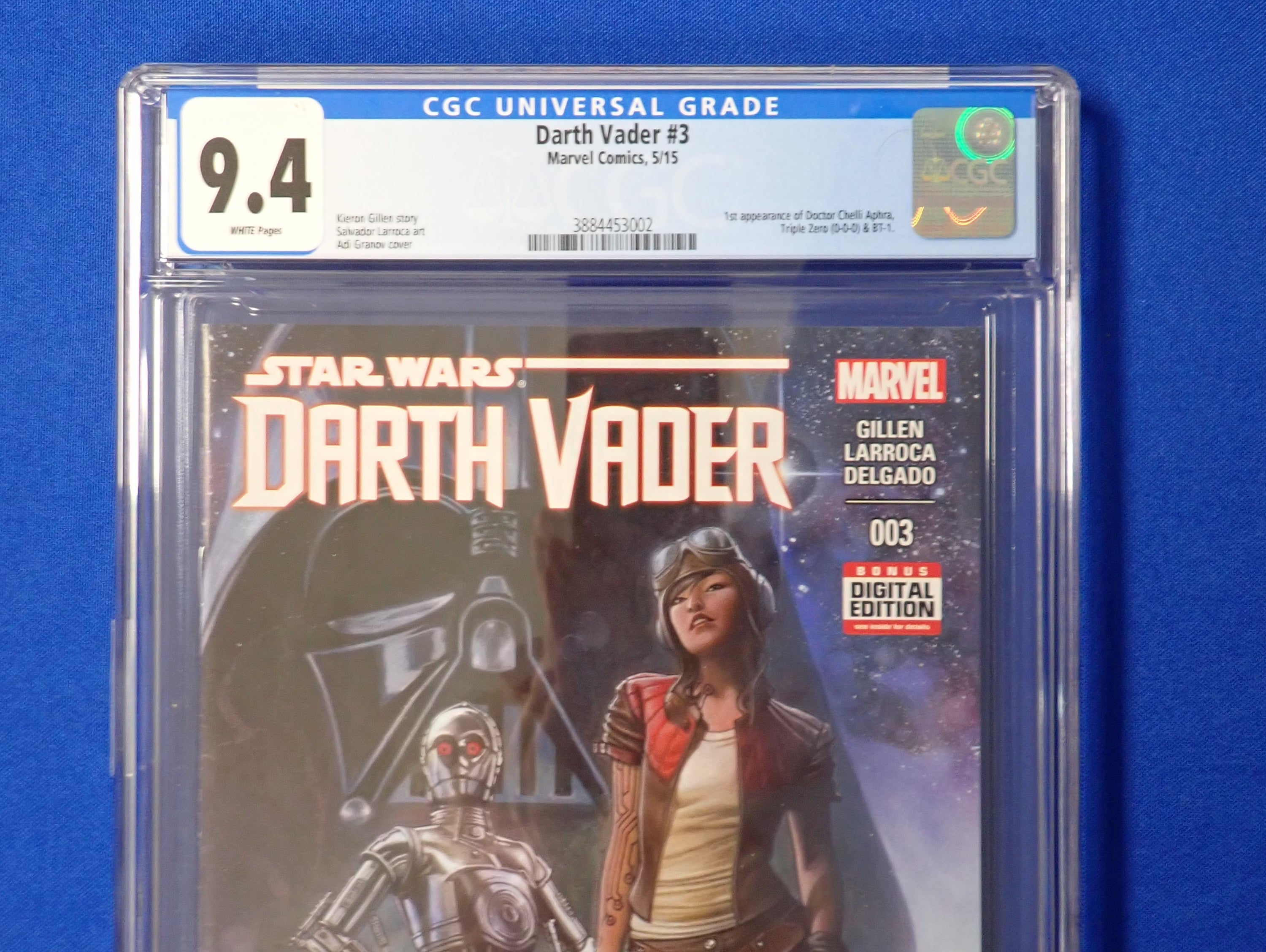 Darth Vader #3 (2015) - CGC 9.4 - 1st Aphra