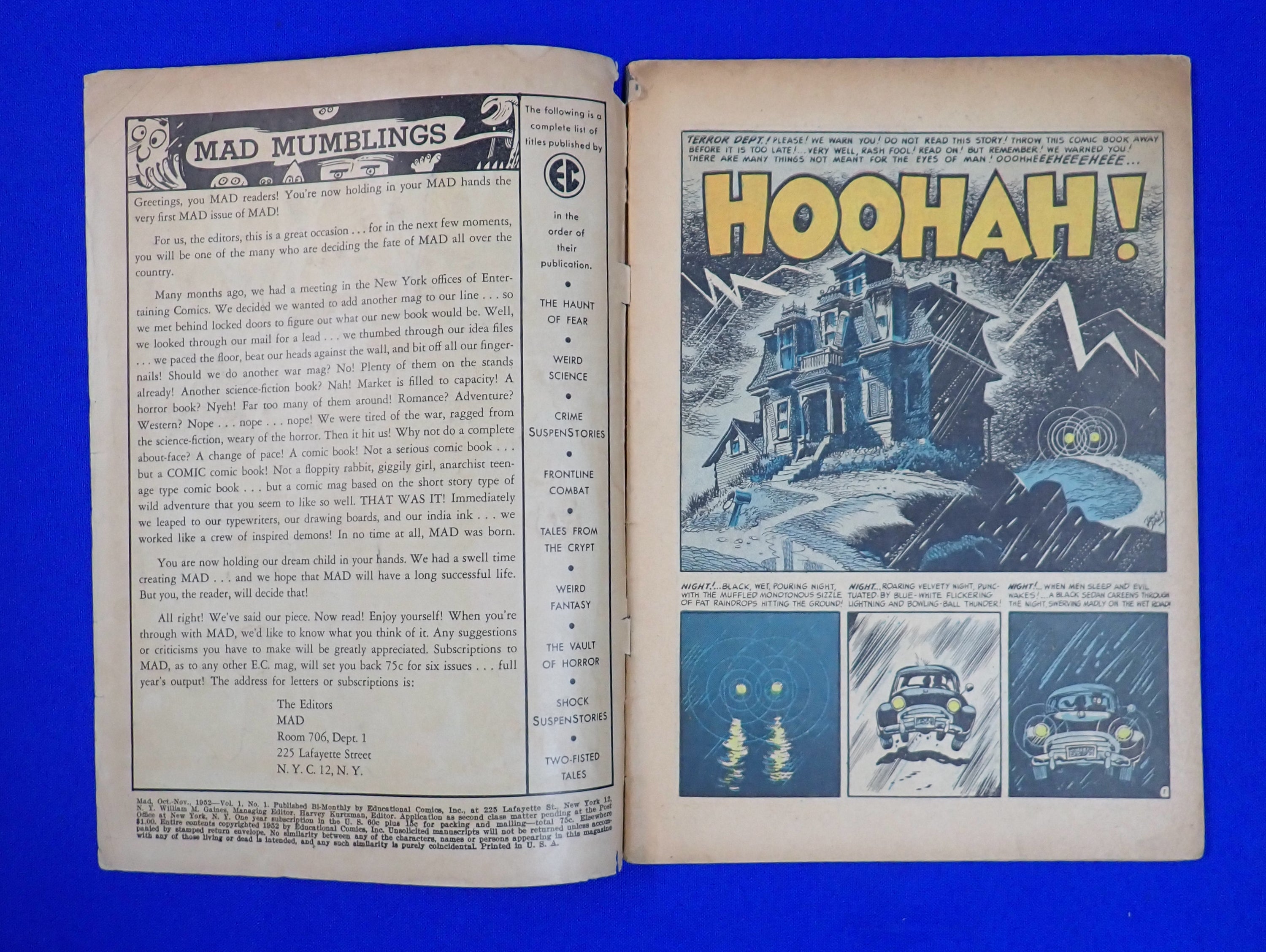 Mad #1 (1952) - VG- (3.5)