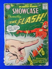 Showcase #8 (1957) - FR (1.0) - 2nd Flash - Low grade + Tape on cover