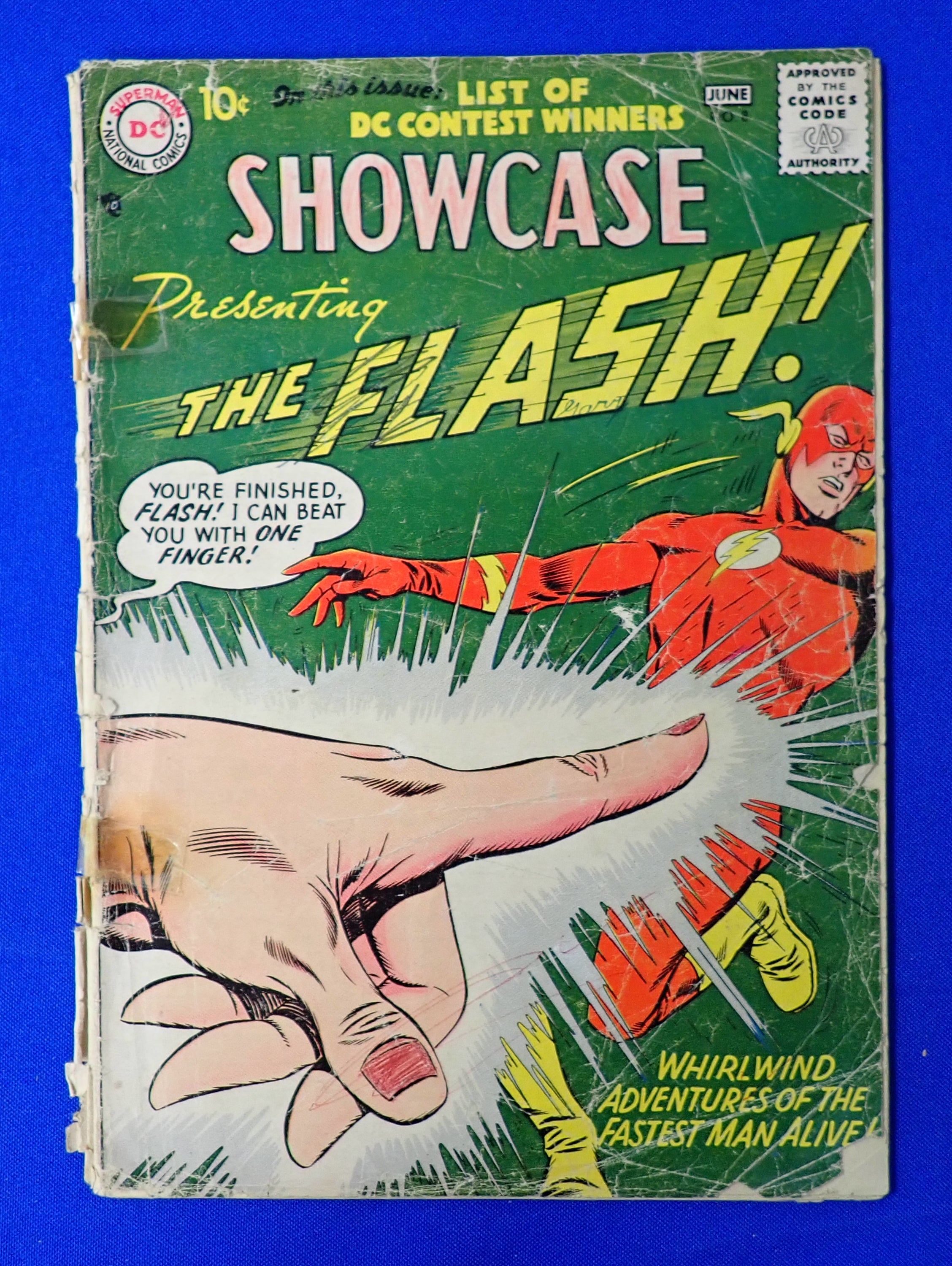 Showcase #8 (1957) - FR (1.0) - 2nd Flash - Low grade + Tape on cover