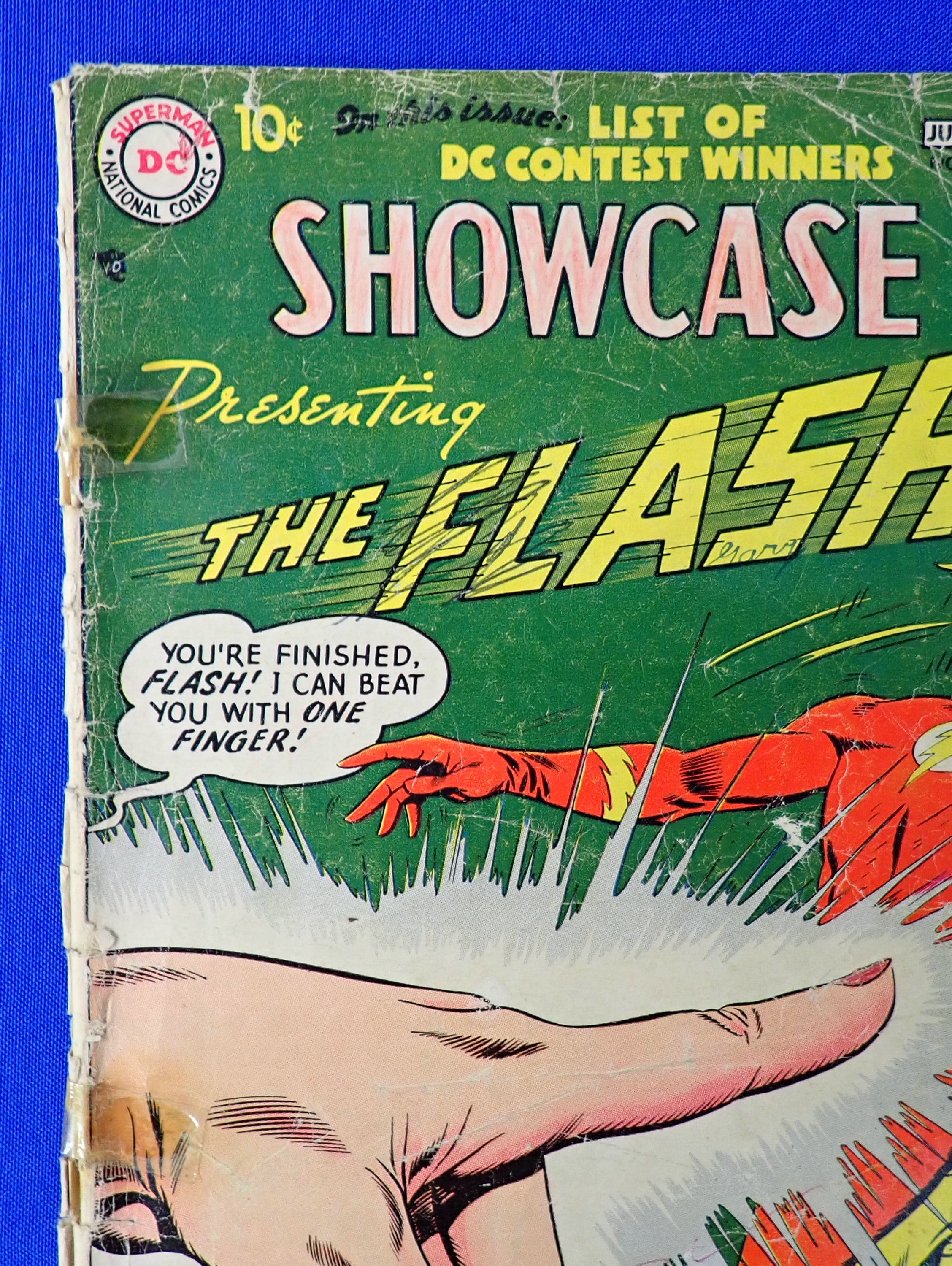 Showcase #8 (1957) - FR (1.0) - 2nd Flash - Low grade + Tape on cover