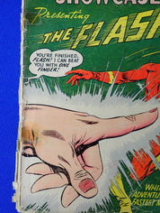 Showcase #8 (1957) - FR (1.0) - 2nd Flash - Low grade + Tape on cover