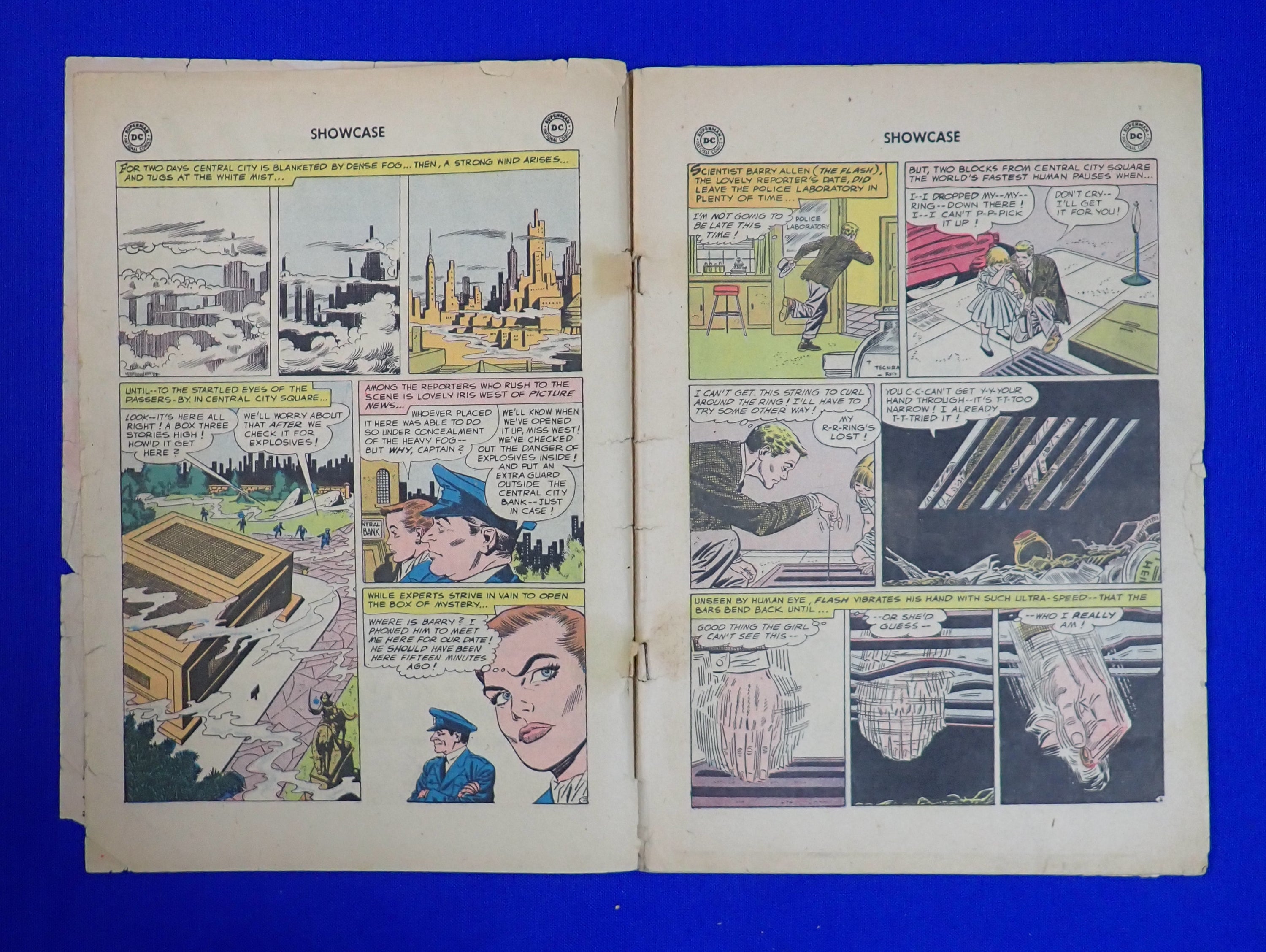 Showcase #8 (1957) - FR (1.0) - 2nd Flash - Low grade + Tape on cover