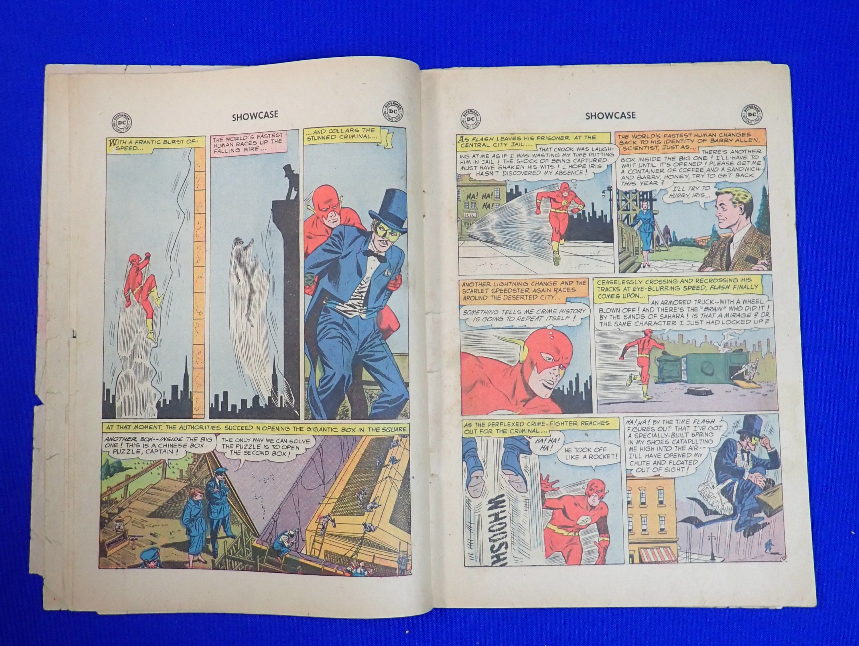 Showcase #8 (1957) - FR (1.0) - 2nd Flash - Low grade + Tape on cover