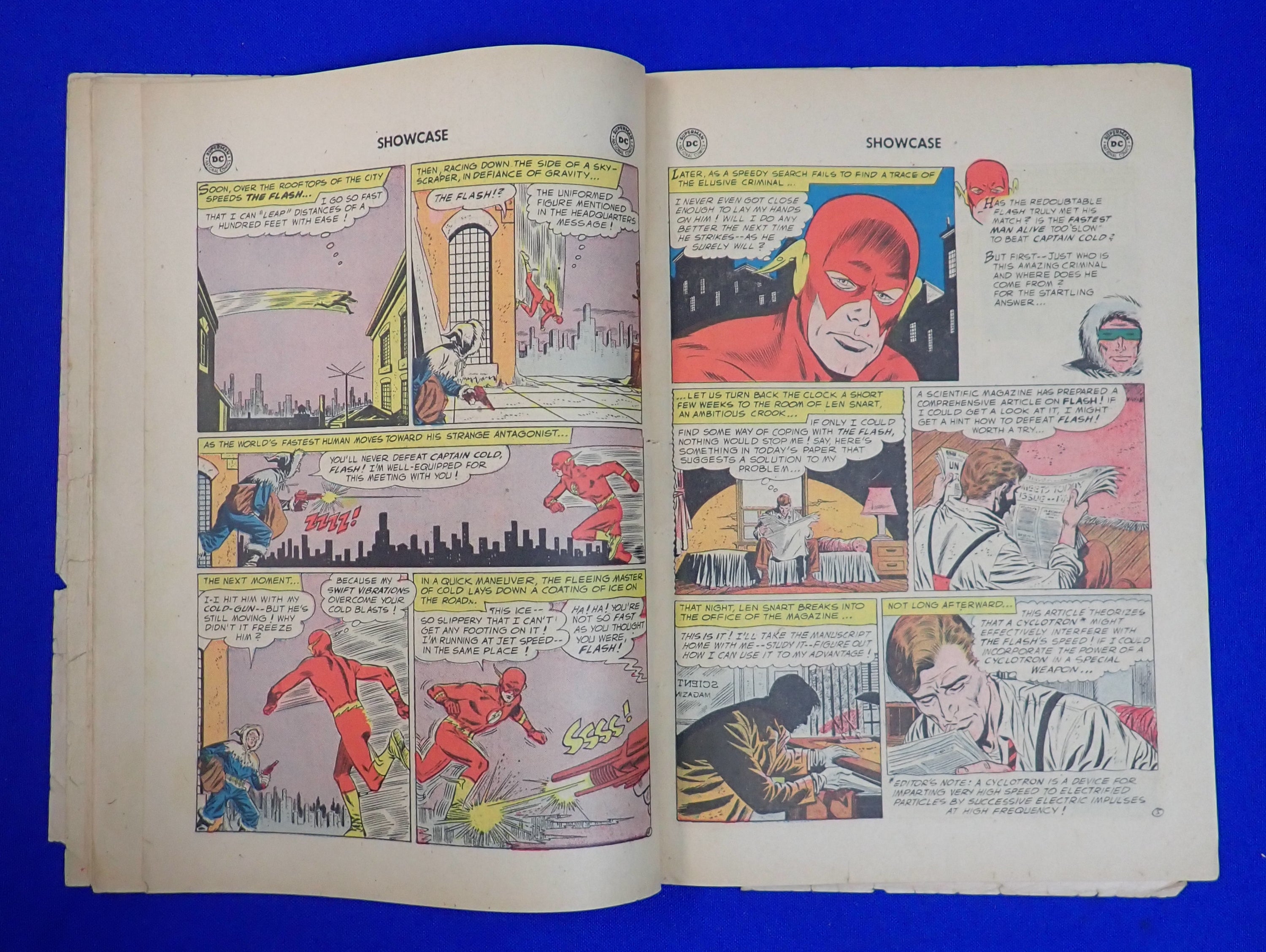 Showcase #8 (1957) - FR (1.0) - 2nd Flash - Low grade + Tape on cover